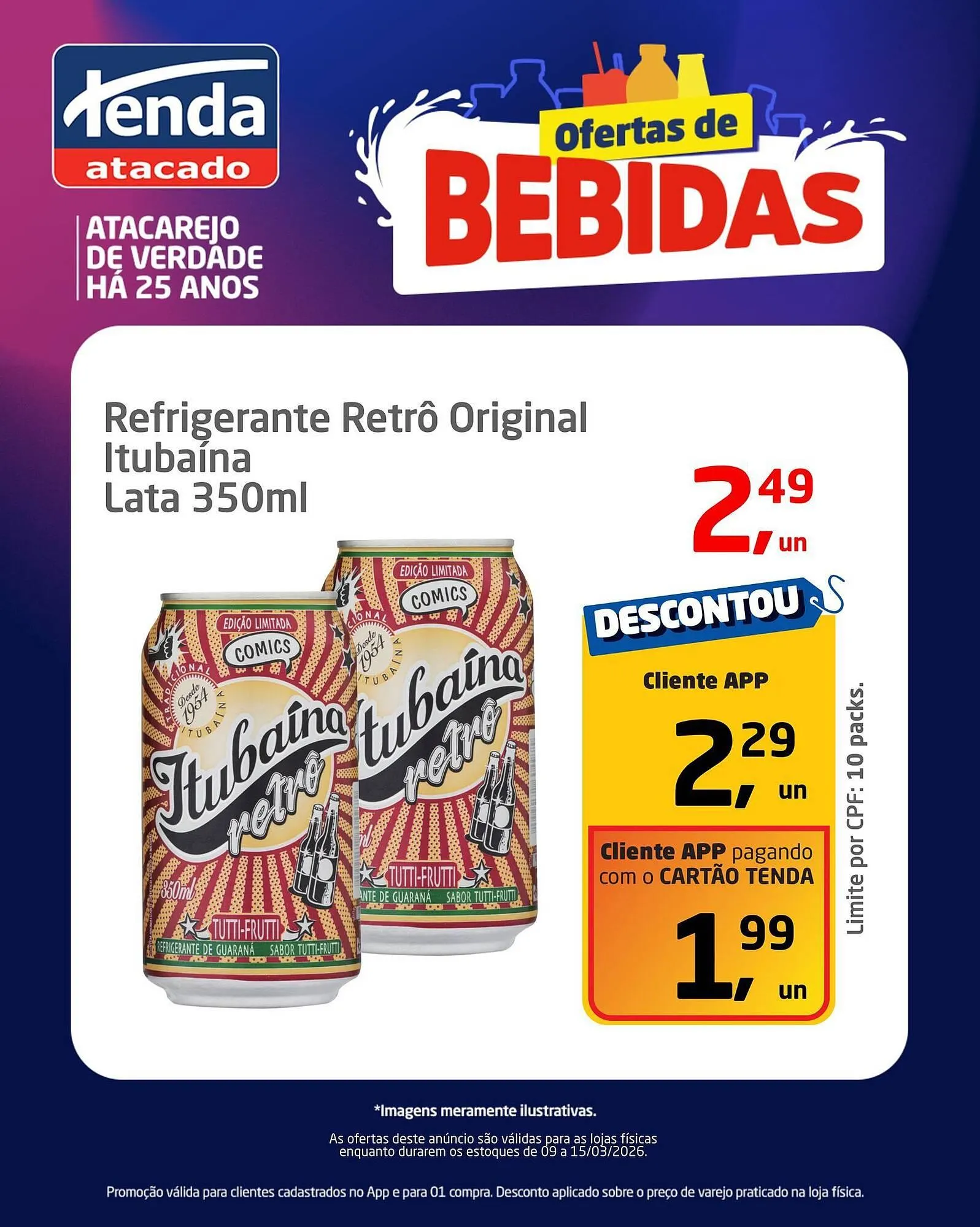 Encarte de Folheto Tenda Atacado 14 de março até 15 de março 2026 - Pagina 1