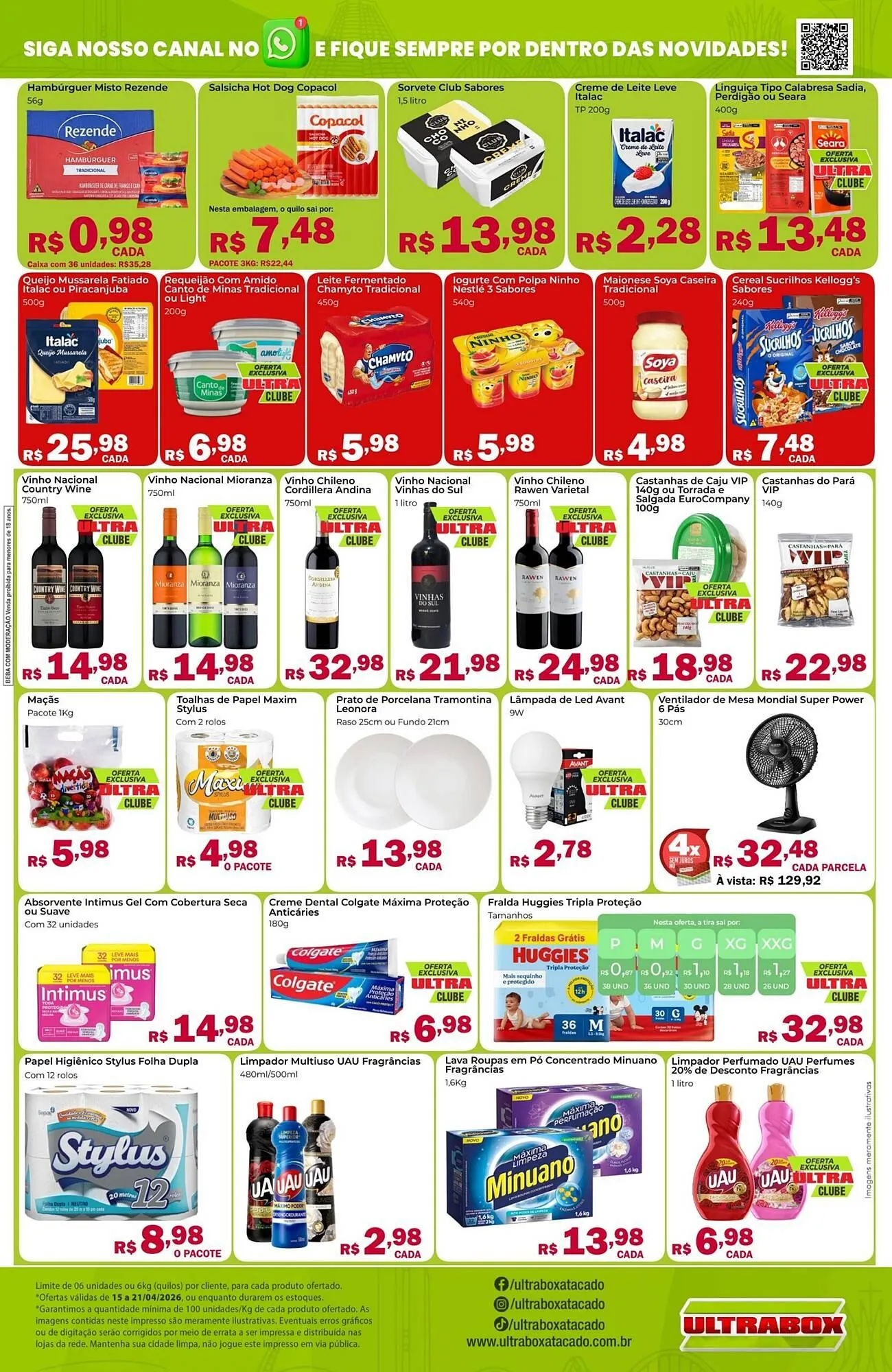 Encarte de Panfleto Ultrabox 15 de abril até 21 de abril 2026 - Pagina 2