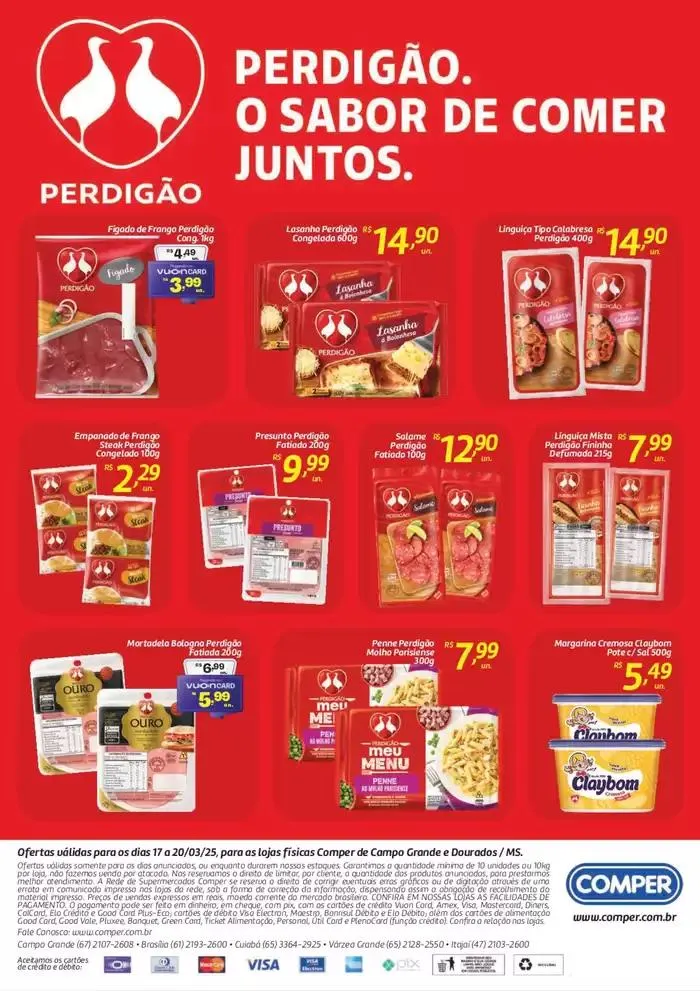 Encarte de Sadia e Perdigão 17 de março até 20 de março 2025 - Pagina 2