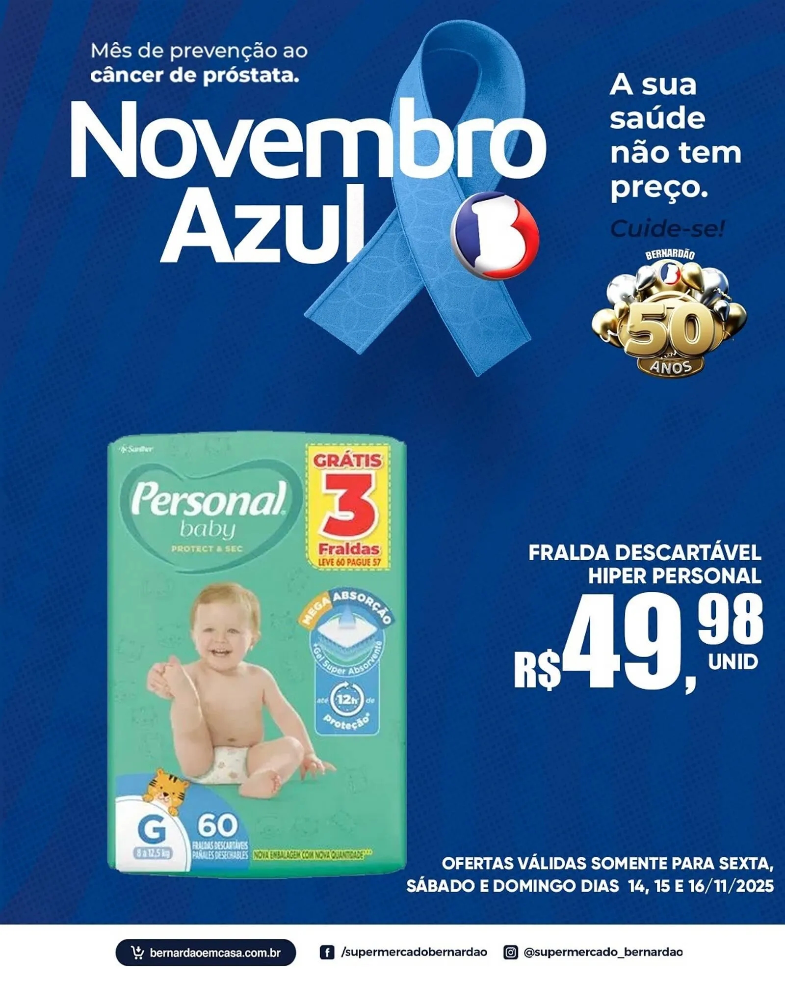 Encarte de Catálogo Supermercado Bernardão 14 de novembro até 16 de novembro 2025 - Pagina 2