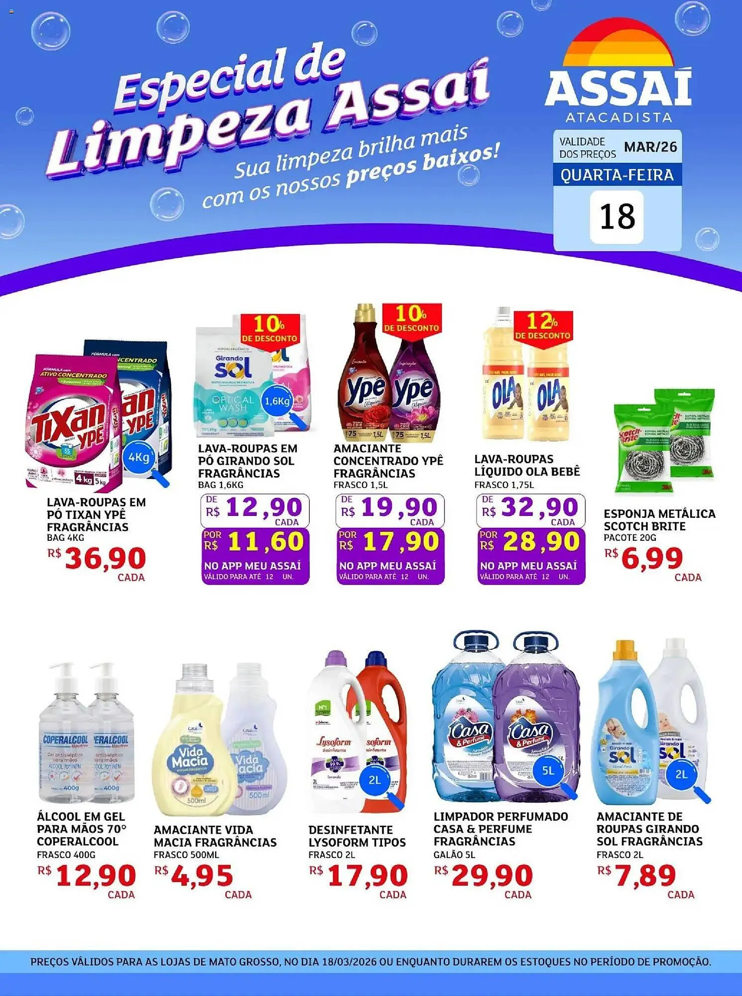 Encarte de Encarte Assaí Atacadista 18 de março até 18 de março 2026 - Pagina 1
