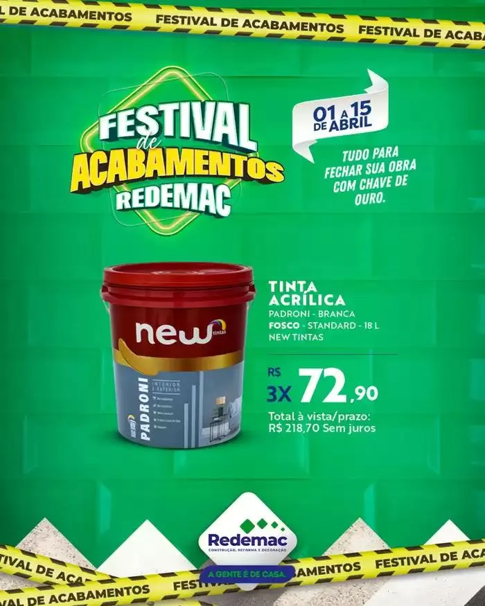Encarte de Festival De Acabamentos Redemac 2 de abril até 15 de abril 2025 - Pagina 3