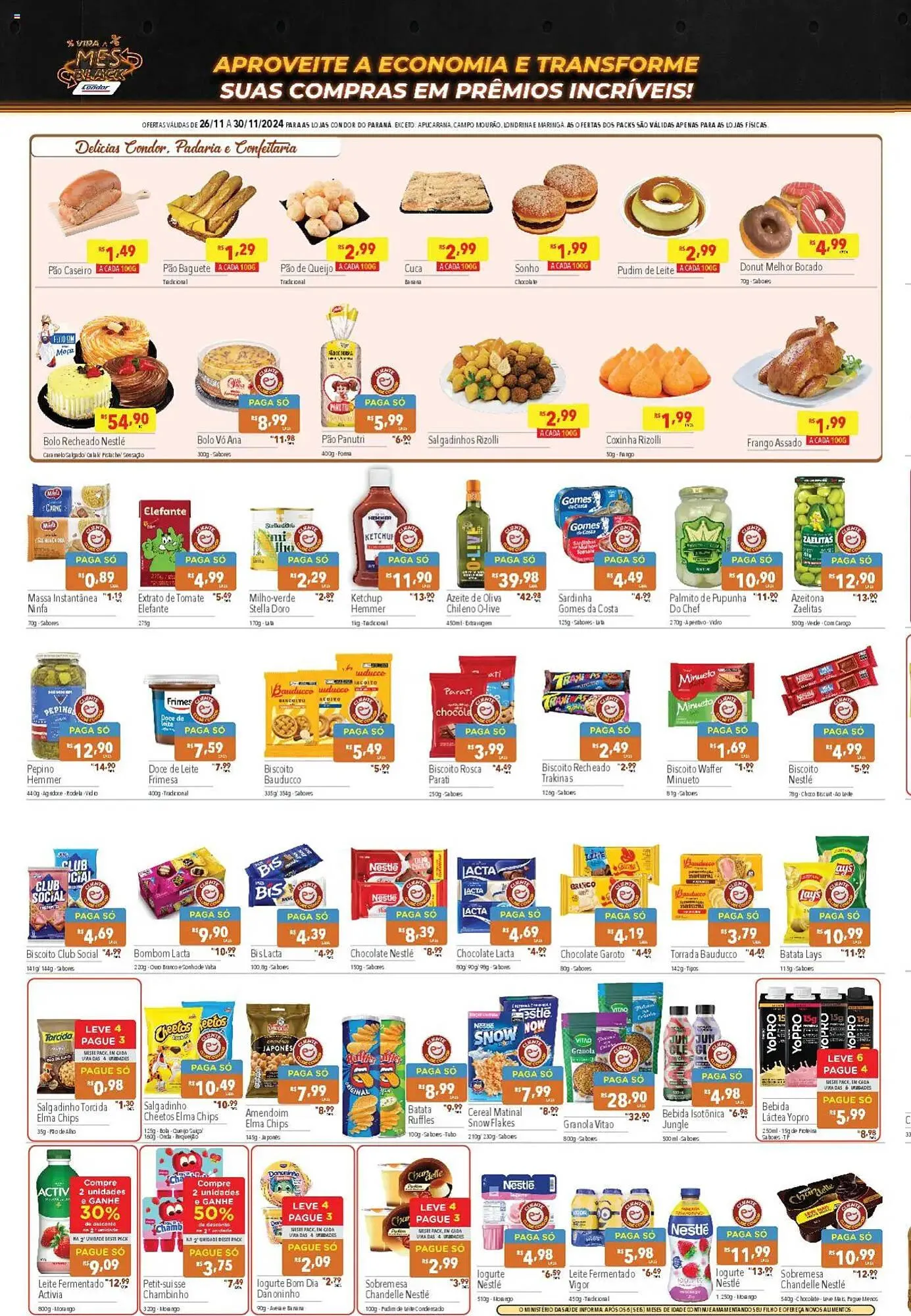 Encarte de Catálogo Supermercados Condor 26 de novembro até 30 de novembro 2024 - Pagina 2