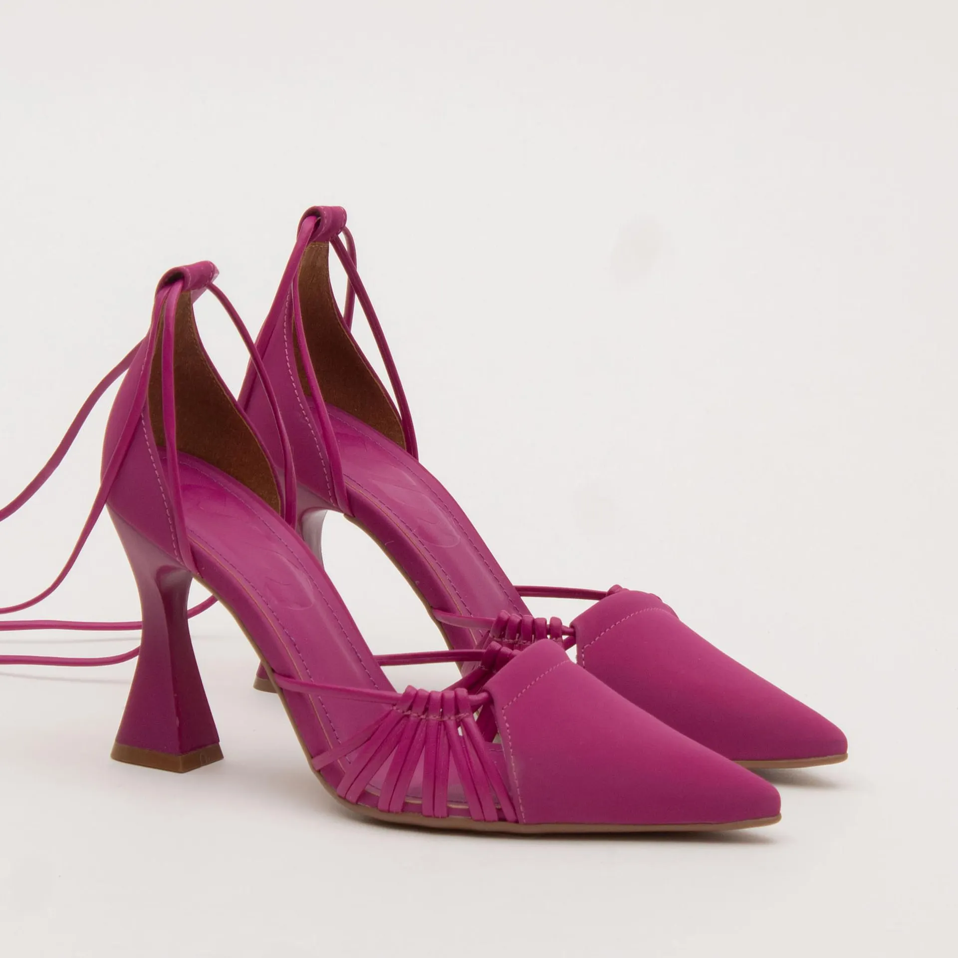 SCARPIN CHARLOTTE AMARRAÇÃO - FUCSIA
