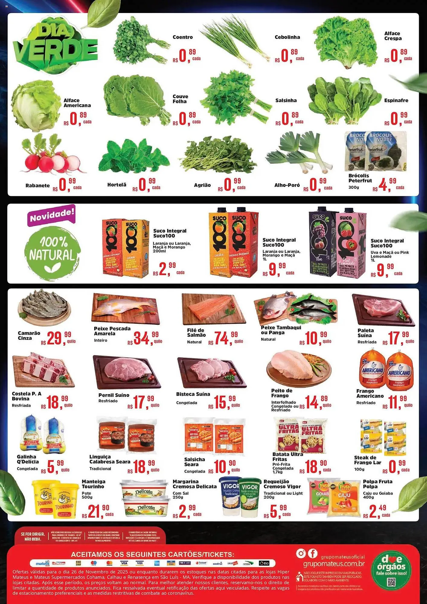 Encarte de Catálogo Supermercados Mateus 26 de novembro até 26 de novembro 2025 - Pagina 2