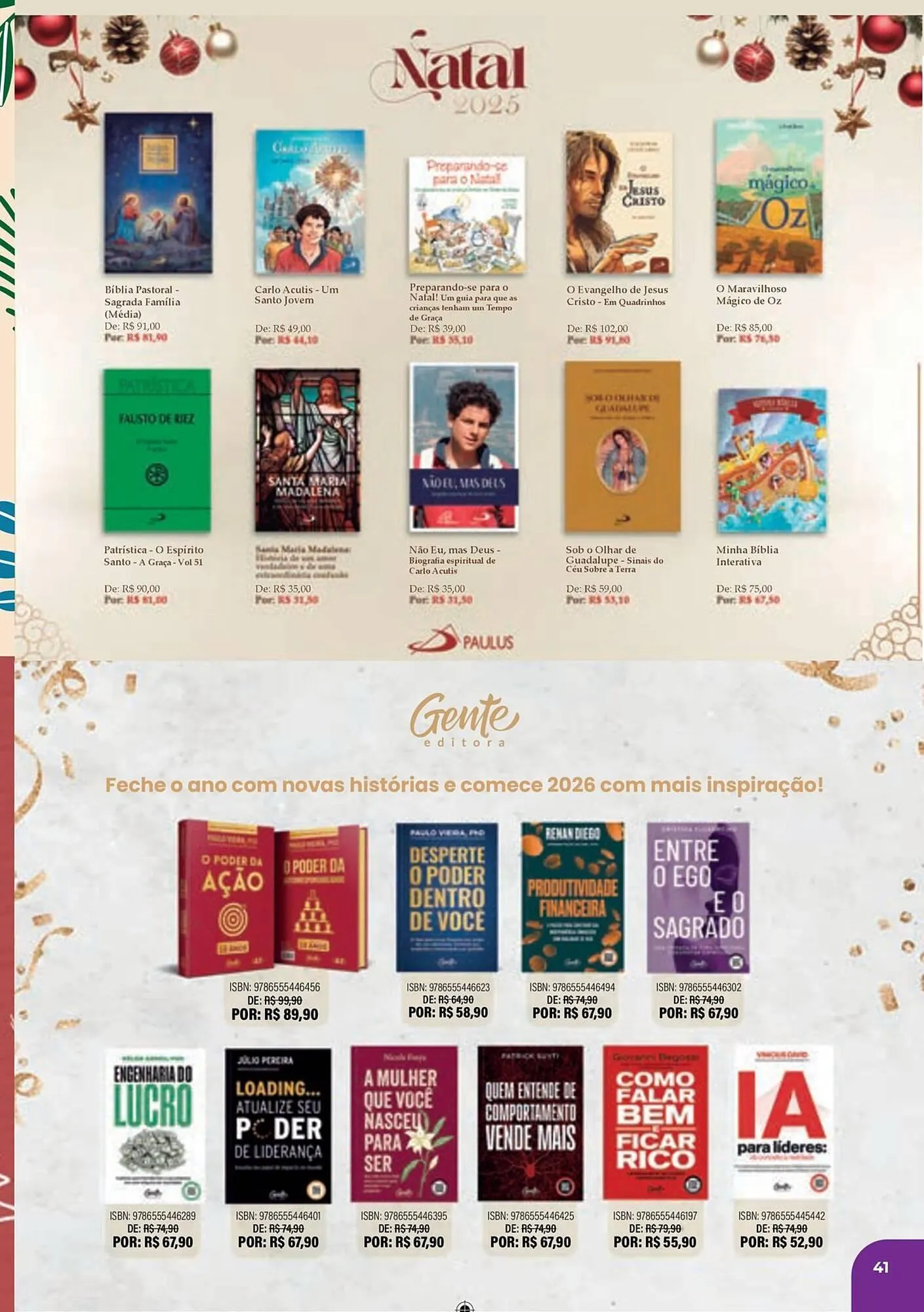 Encarte de Catálogo Livraria Leitura 3 de novembro até 28 de dezembro 2025 - Pagina 41