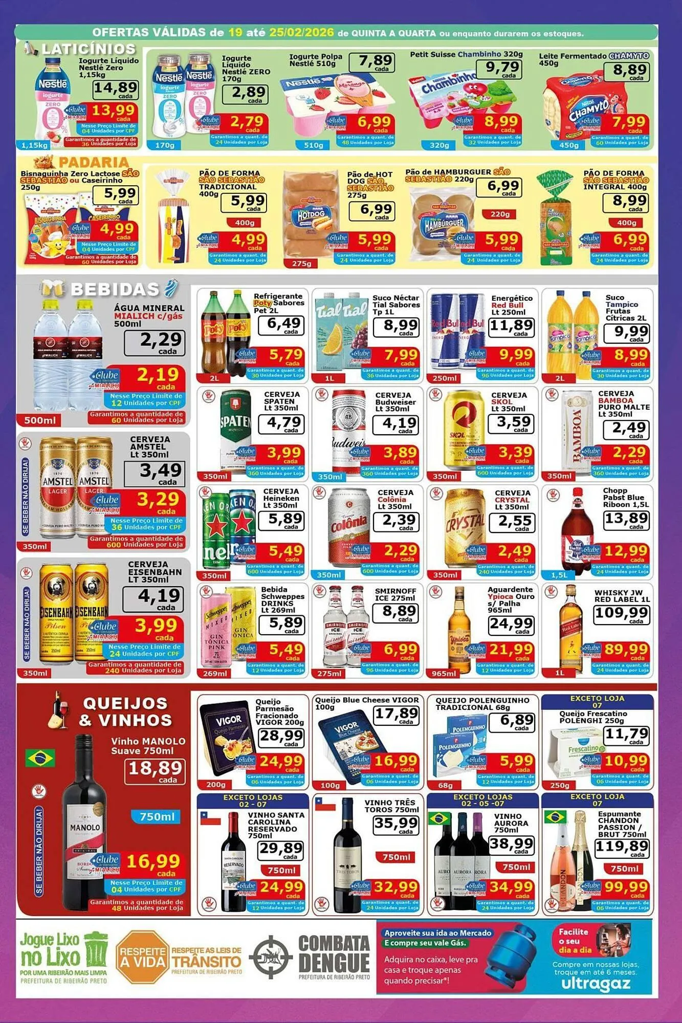 Encarte de Catálogo Mialich Supermercados 19 de fevereiro até 22 de fevereiro 2026 - Pagina 3