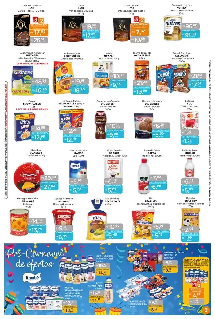 Encarte de Ofertas Supermercados Mundial 31 de janeiro até 13 de fevereiro 2025 - Pagina 3