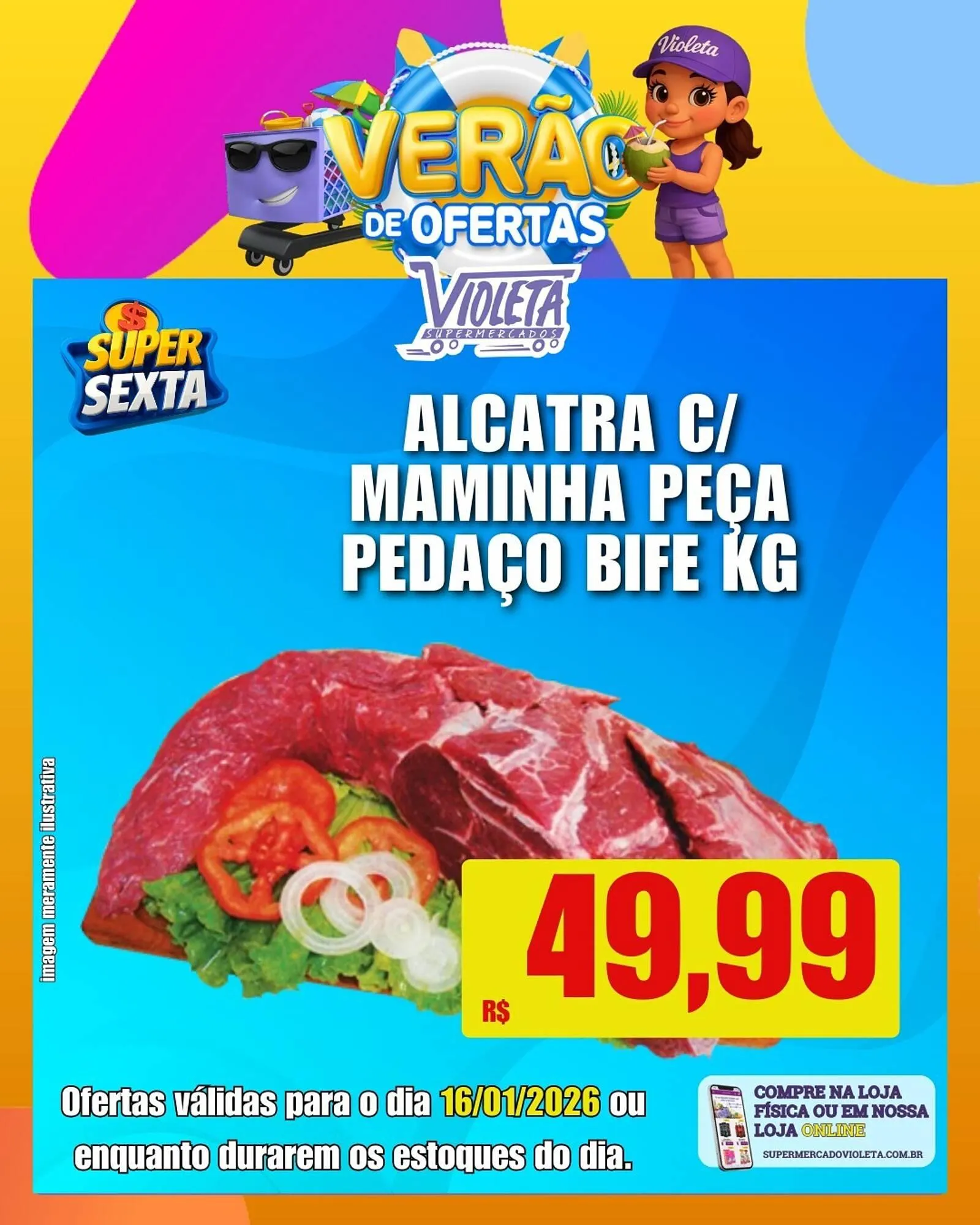 Encarte de Catálogo Violeta Supermercados 15 de janeiro até 16 de janeiro 2026 - Pagina 2