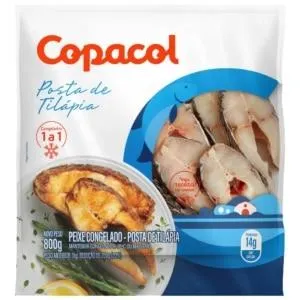 Postas de Tilápia Congelada Copacol 800G