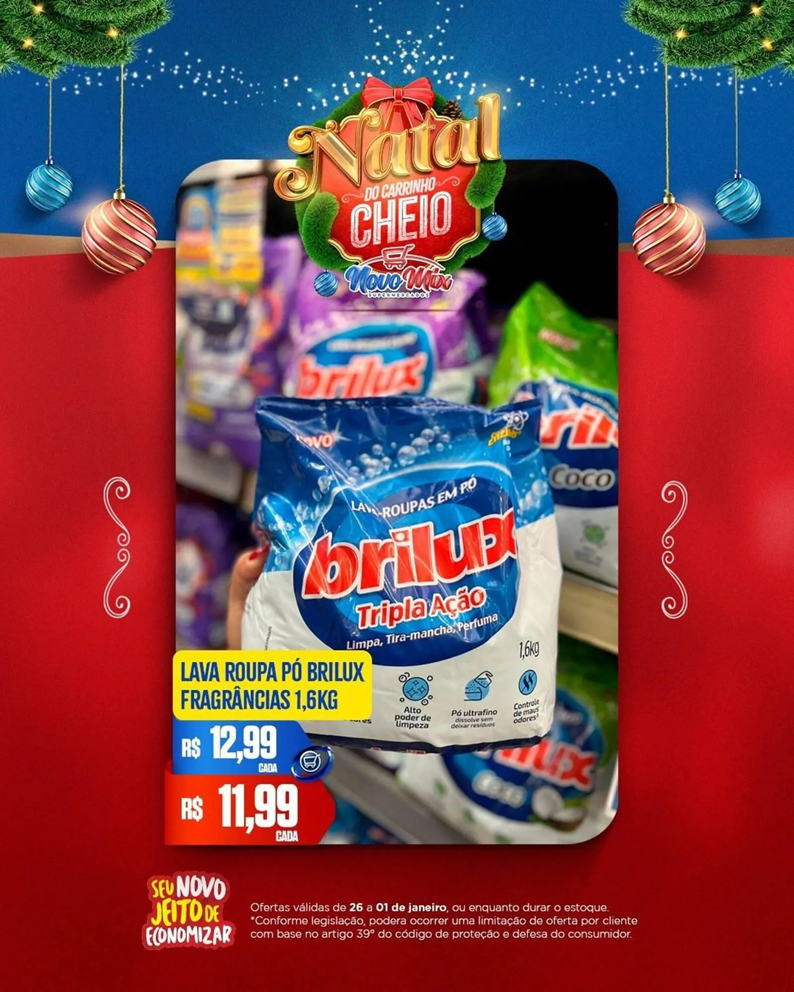 Encarte de Encarte Novo Mix 26 de dezembro até 1 de janeiro 2026 - Pagina 7