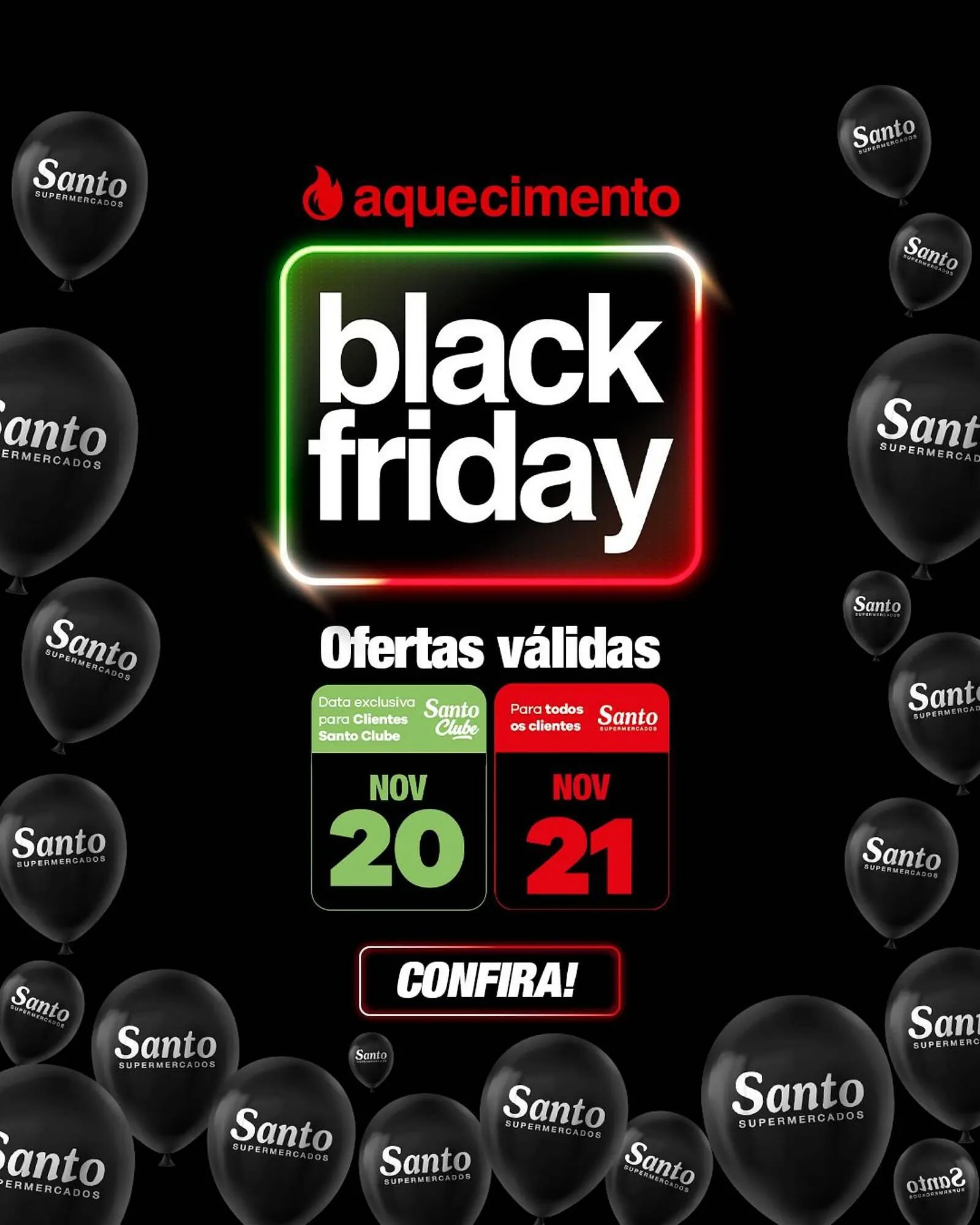 Encarte de Catálogo Santo Supermercados 20 de novembro até 21 de novembro 2025 - Pagina 1