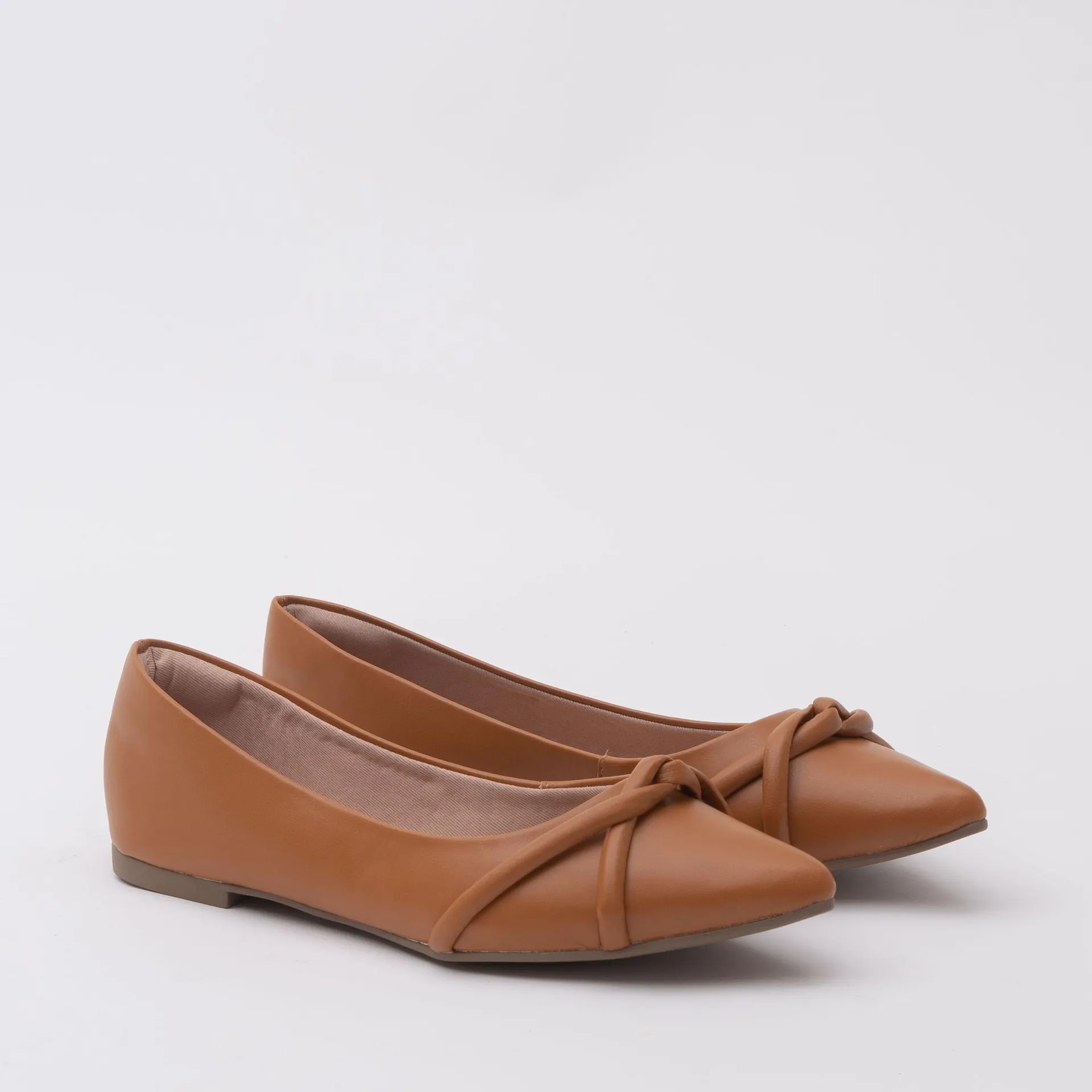 Sapatilha Bico fino - CAMEL