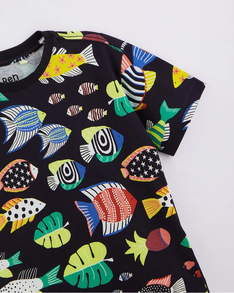 Camiseta Cardume Tropical