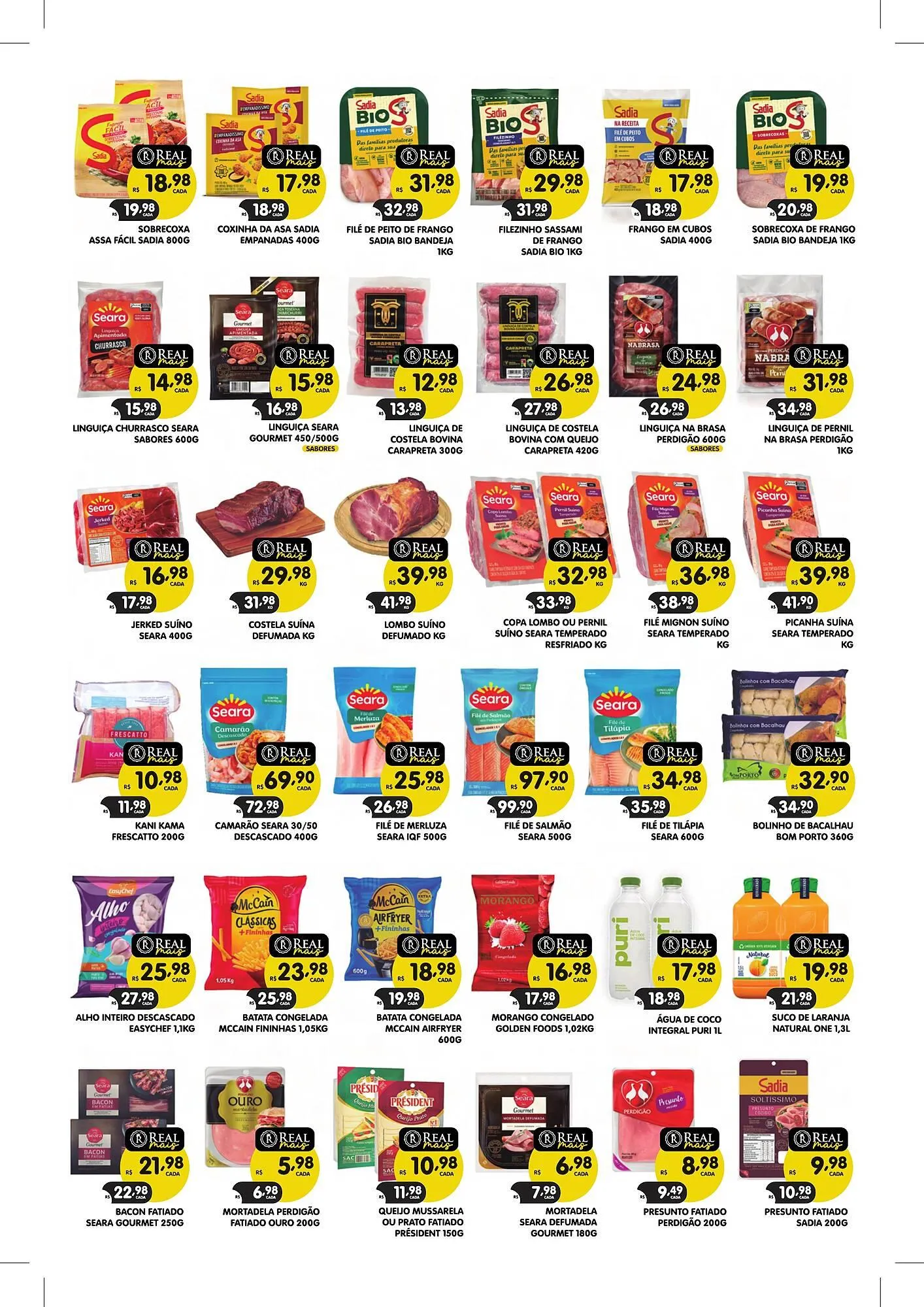 Encarte de Catálogo Supermercados Real 23 de julho até 31 de julho 2025 - Pagina 3