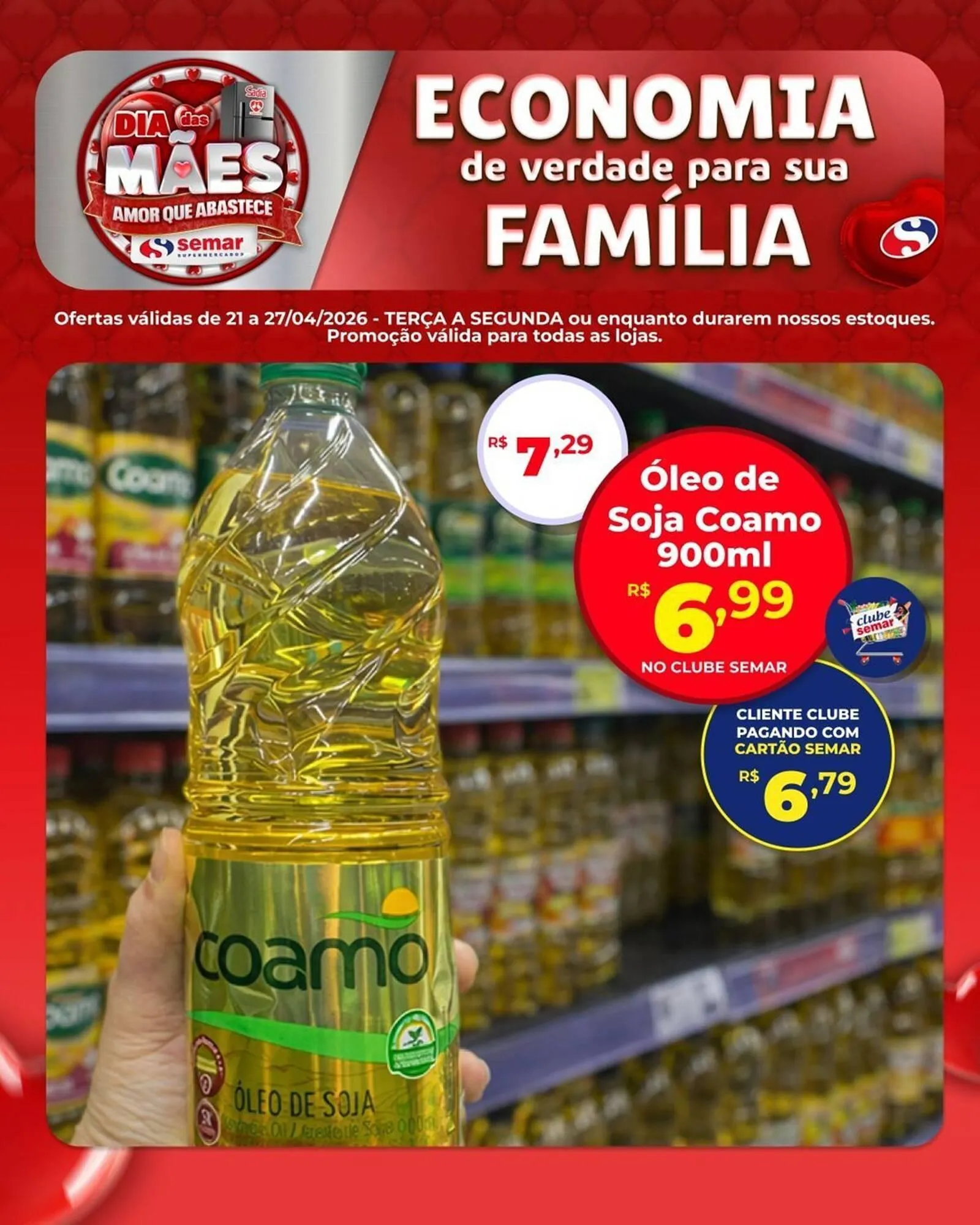 Encarte de Folheto Semar Supermercado 21 de abril até 27 de abril 2026 - Pagina 5