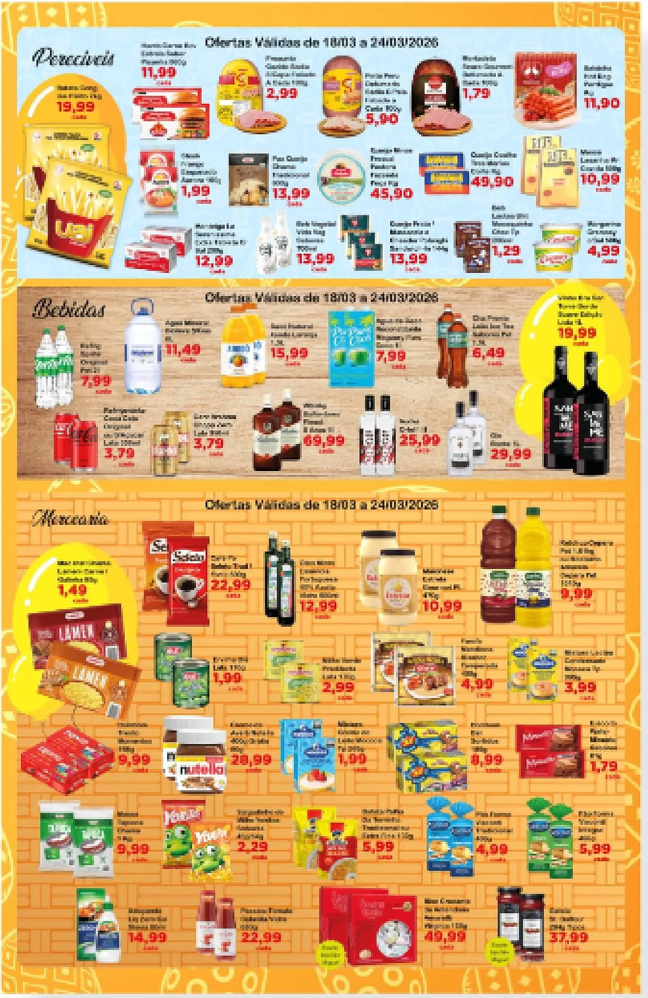 Encarte de Catálogo Chama Supermercados 18 de março até 24 de março 2026 - Pagina 3