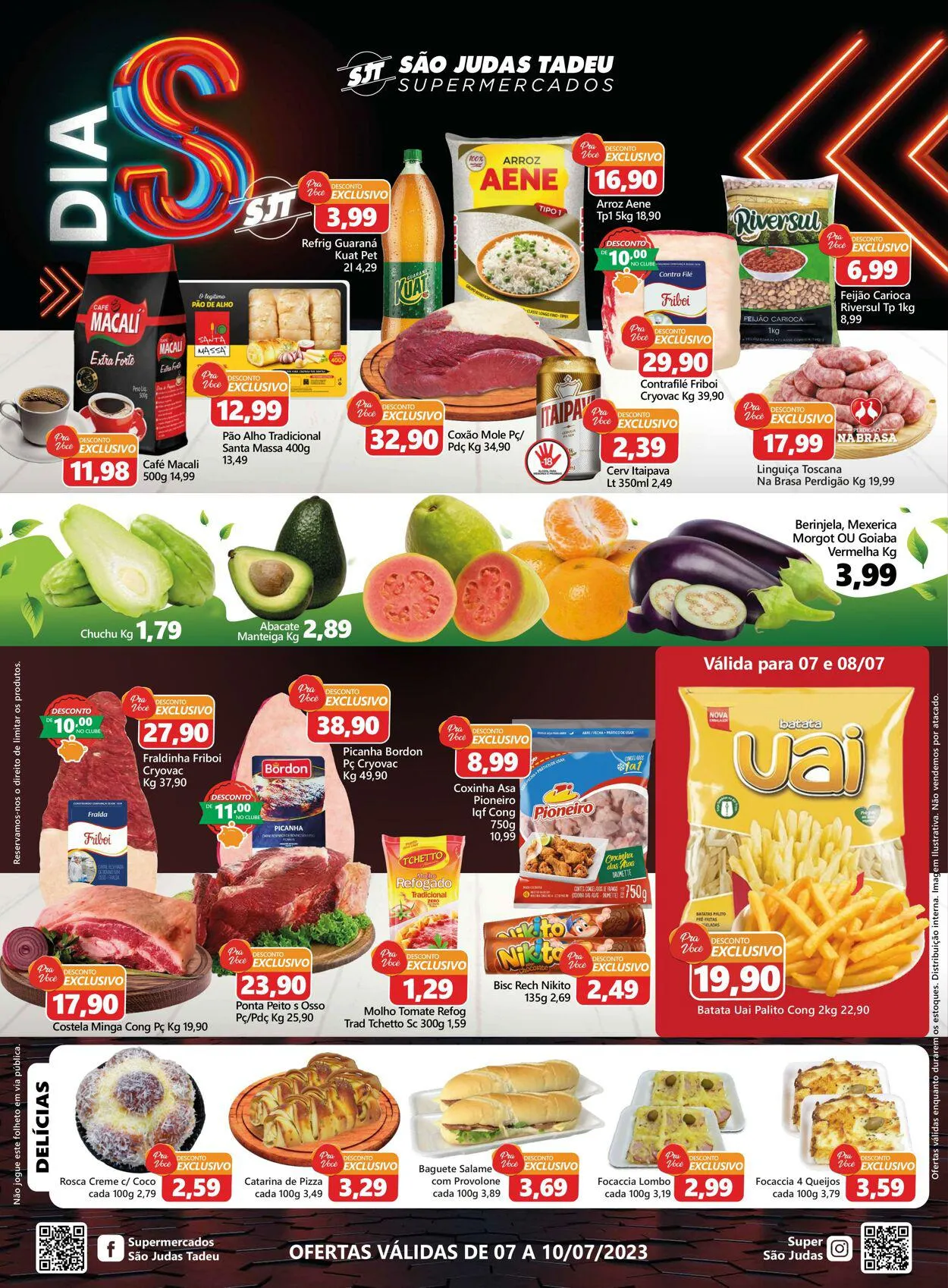 Encarte de São Judas Tadeu - DIA S – SUPER BAURU 6 de julho até 10 de julho 2023 - Pagina 1