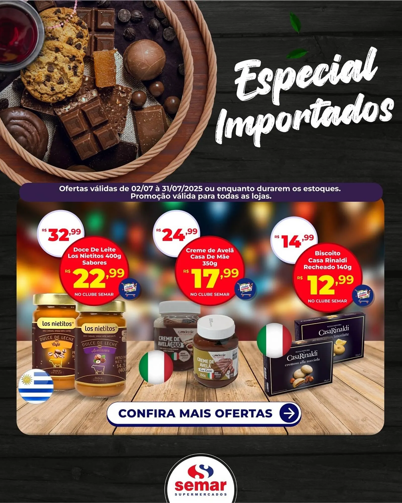 Encarte de Catálogo Semar Supermercado 2 de julho até 31 de julho 2025 - Pagina 1