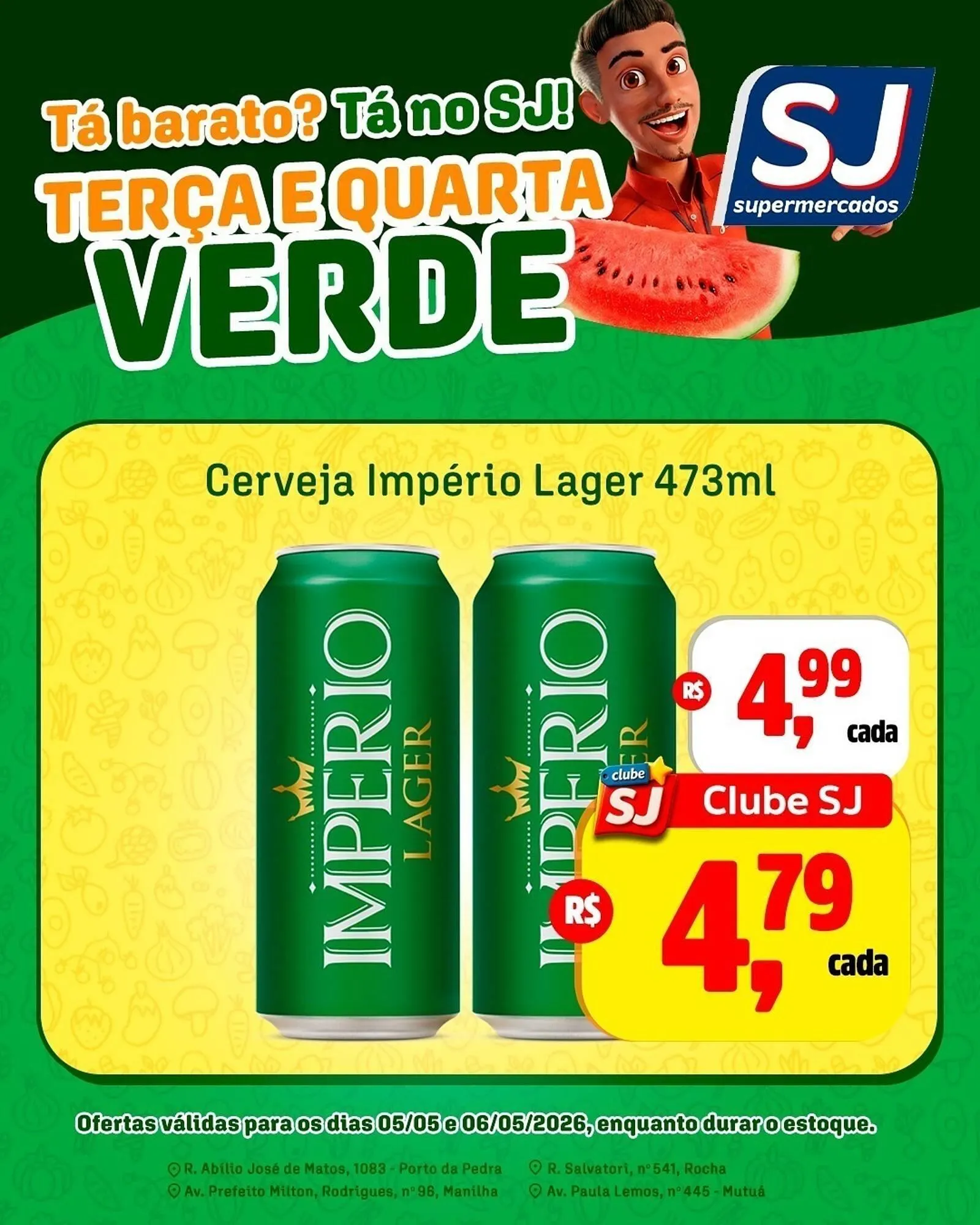 Encarte de Encarte Sj Supermercados 5 de maio até 6 de maio 2026 - Pagina 9