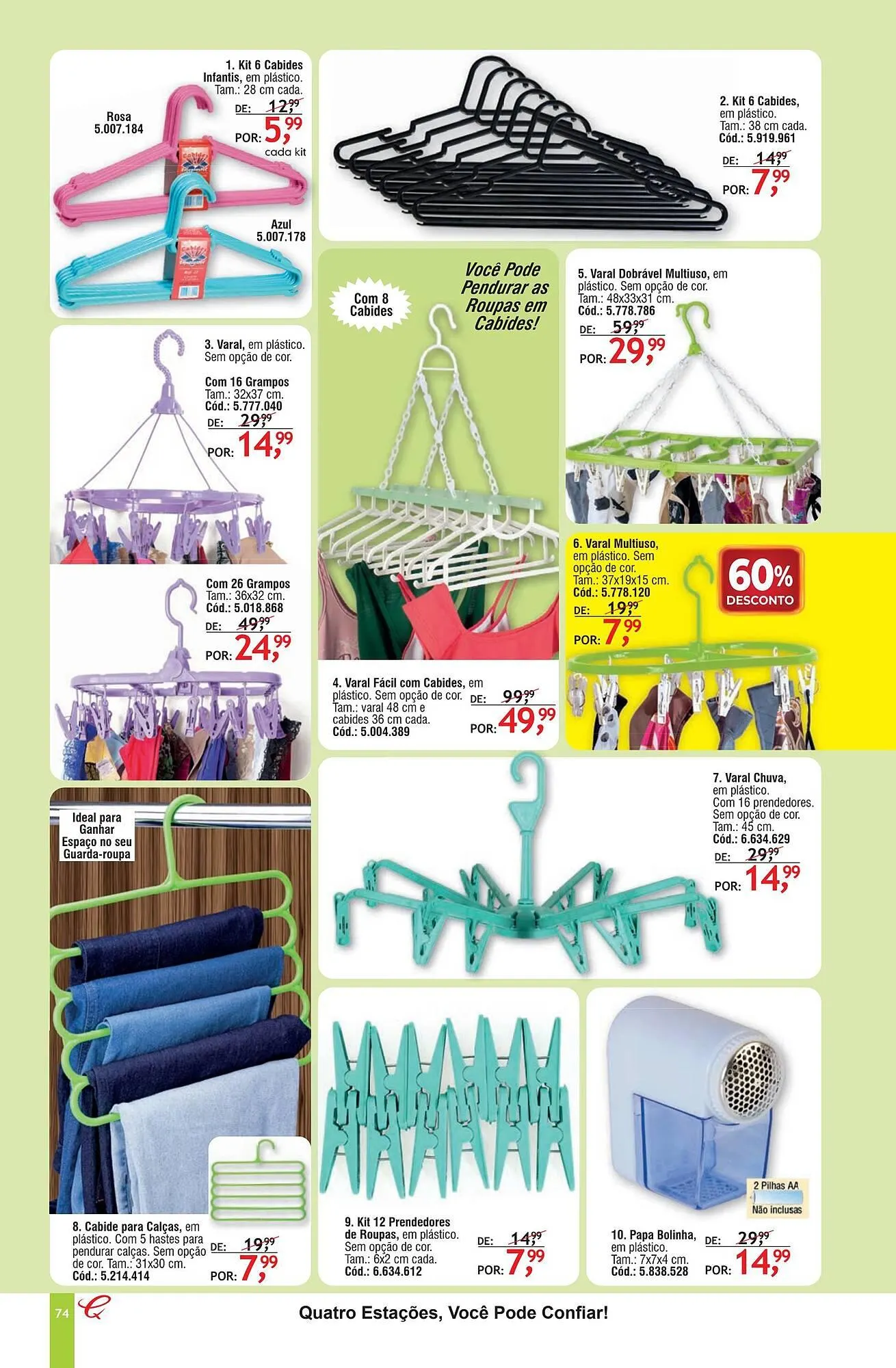 Encarte de Revista Quatro Estações 30 de março até 7 de julho 2026 - Pagina 70