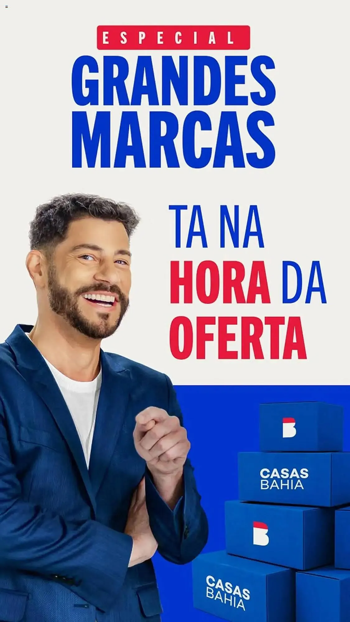 Encarte de Catálogo Casas Bahia 25 de abril até 1 de maio 2025 - Pagina 1