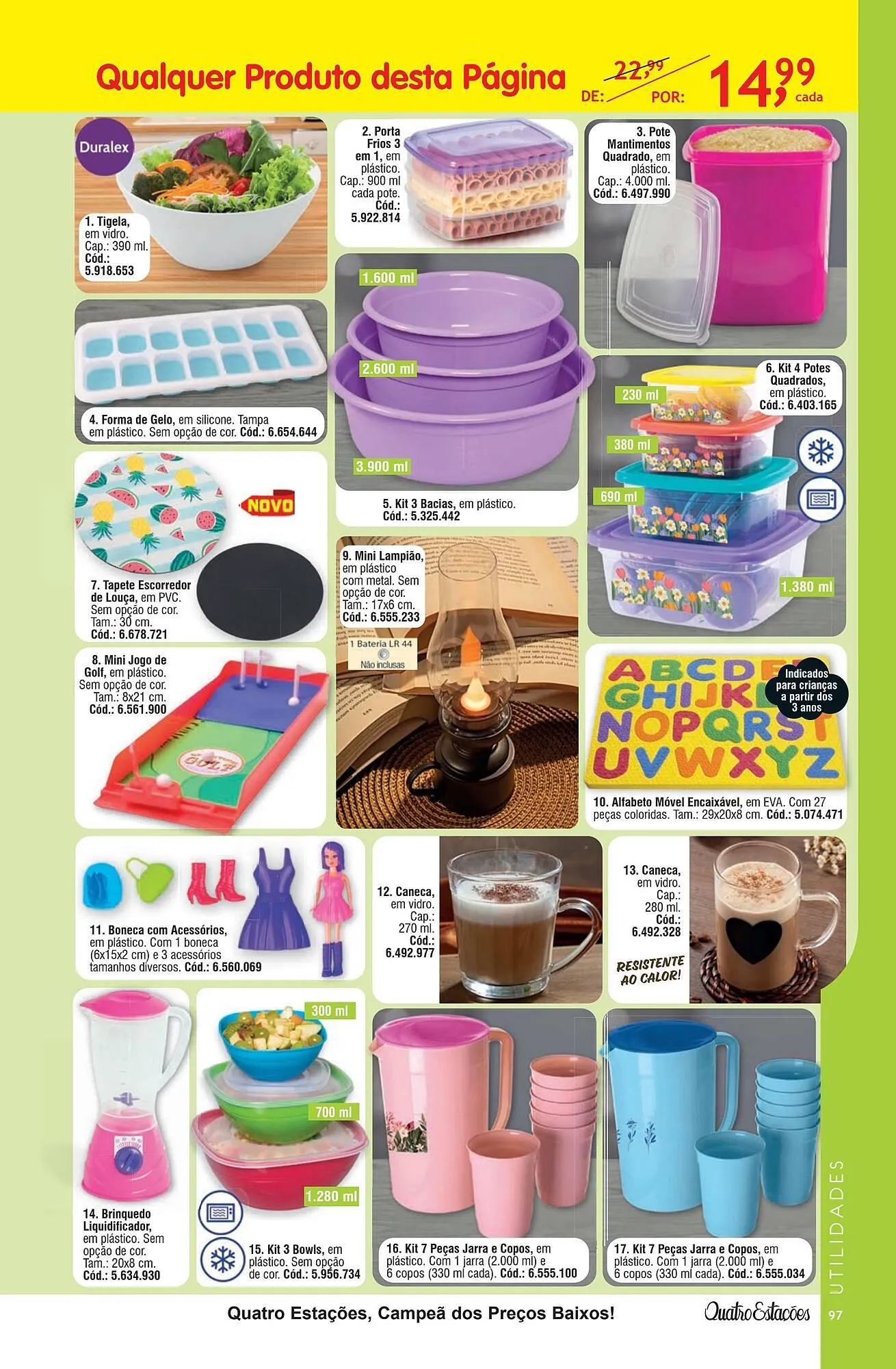 Encarte de Revista Quatro Estações 30 de março até 7 de julho 2026 - Pagina 93