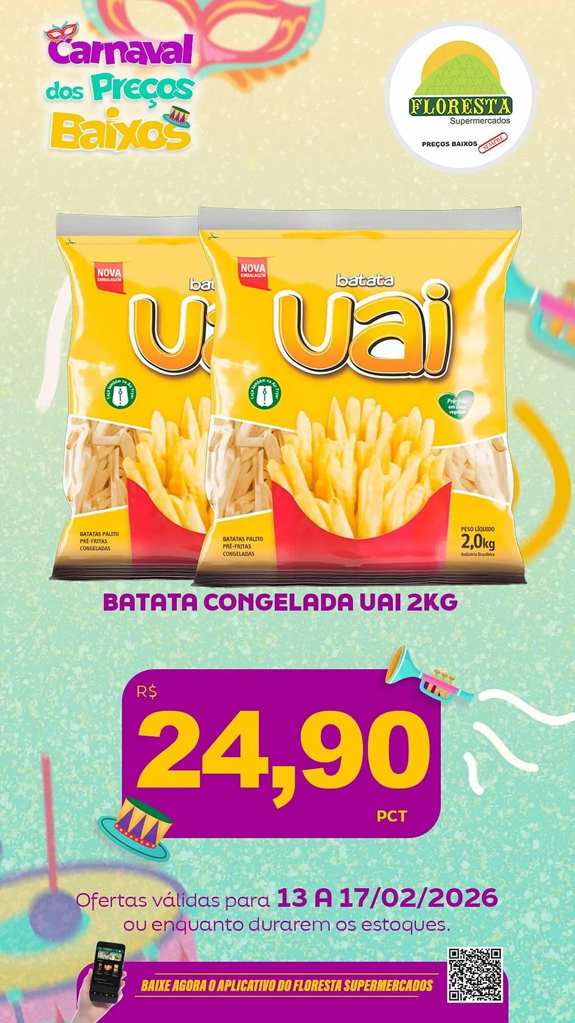 Encarte de Catálogo Floresta Supermercados 13 de fevereiro até 17 de fevereiro 2026 - Pagina 49