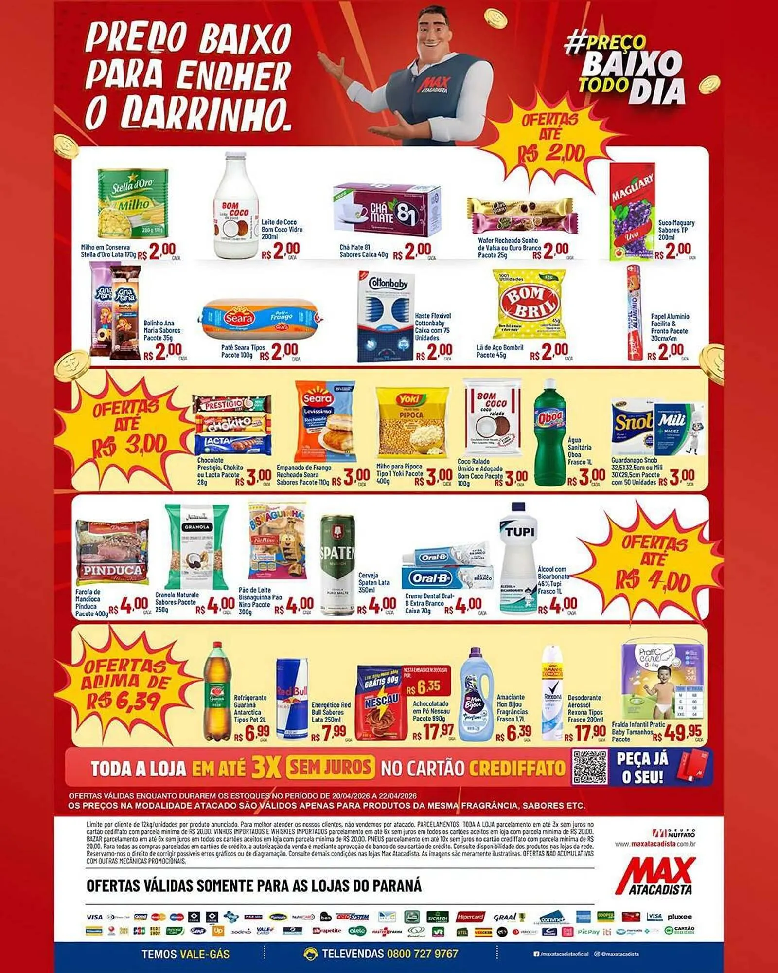 Encarte de Encarte Max Atacadista 20 de abril até 22 de abril 2026 - Pagina 2