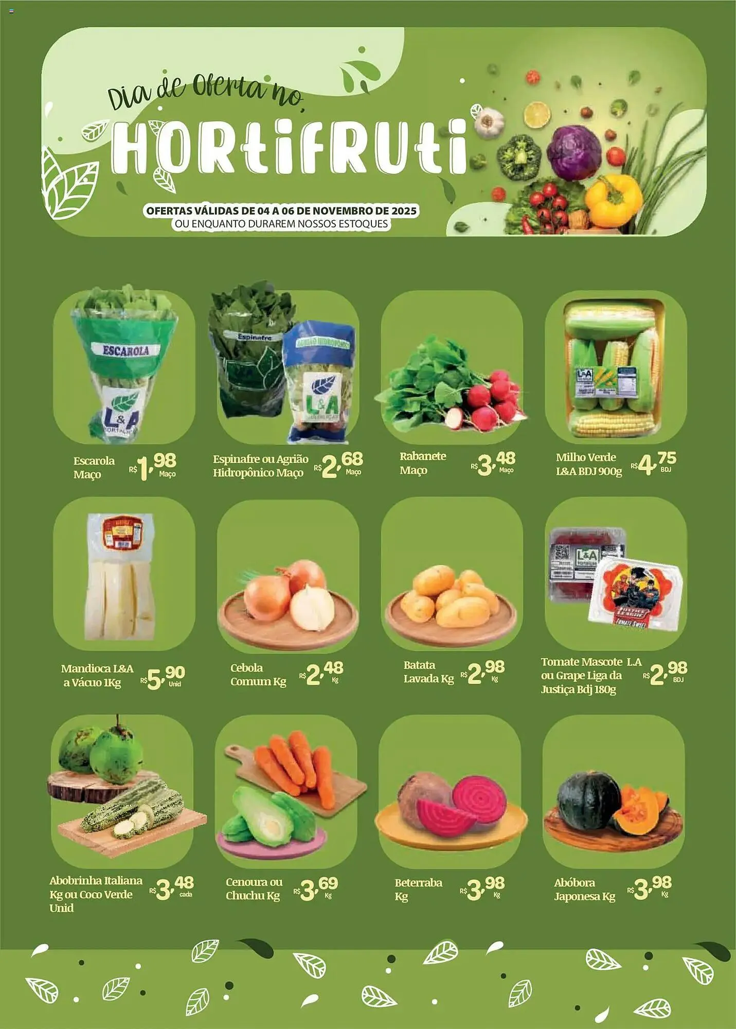 Encarte de Folheto Comercial Esperança 4 de novembro até 6 de novembro 2025 - Pagina 1