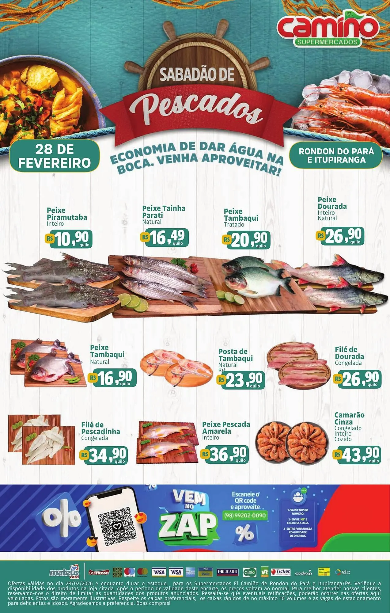 Encarte de Catálogo Camiño supermercados 27 de fevereiro até 28 de fevereiro 2026 - Pagina 1