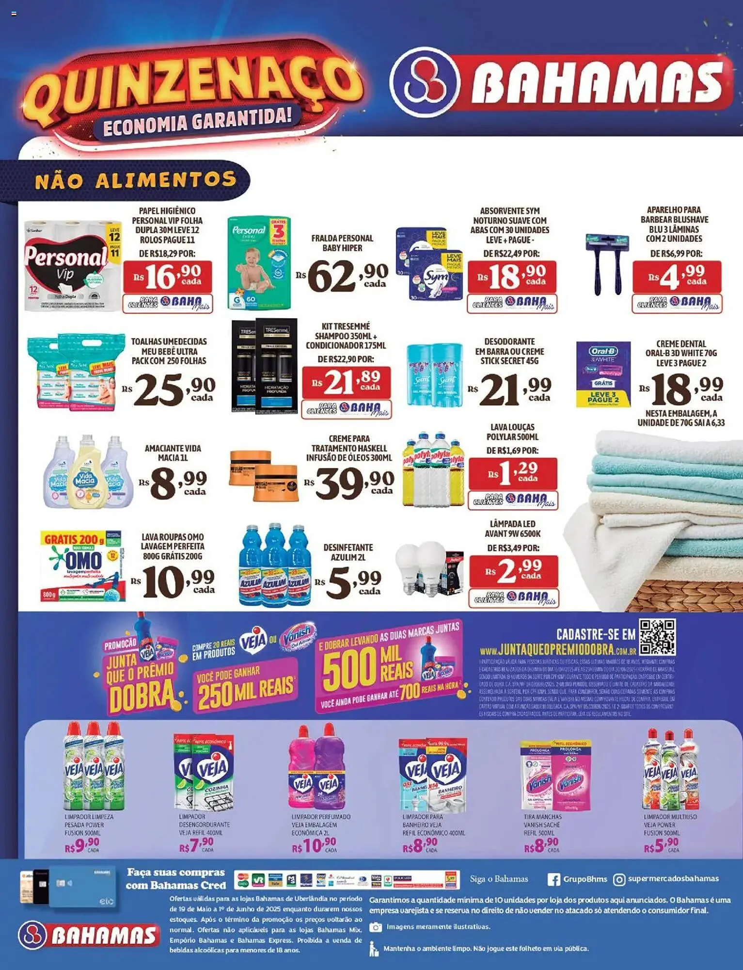 Encarte de Catálogo Bahamas Supermercados 19 de maio até 2 de junho 2025 - Pagina 48
