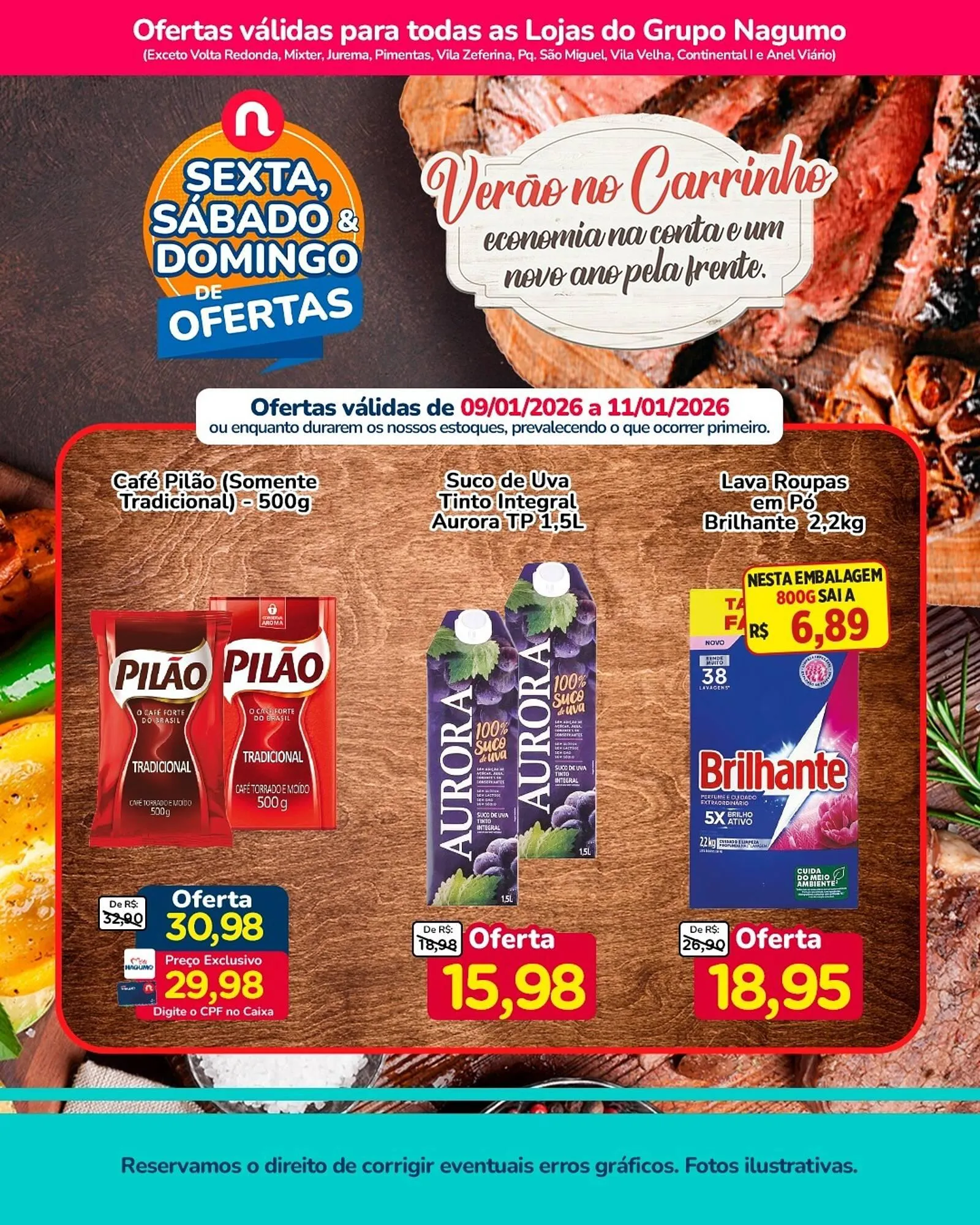 Encarte de Folheto Nagumo 10 de janeiro até 11 de janeiro 2026 - Pagina 1