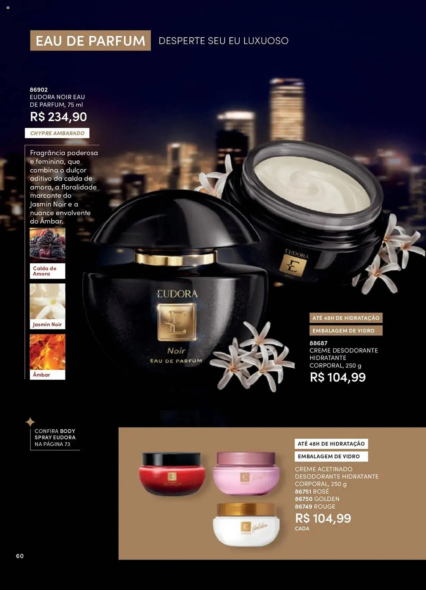 Encarte de Catálogo Eudora 8 de setembro até 3 de outubro 2025 - Pagina 60