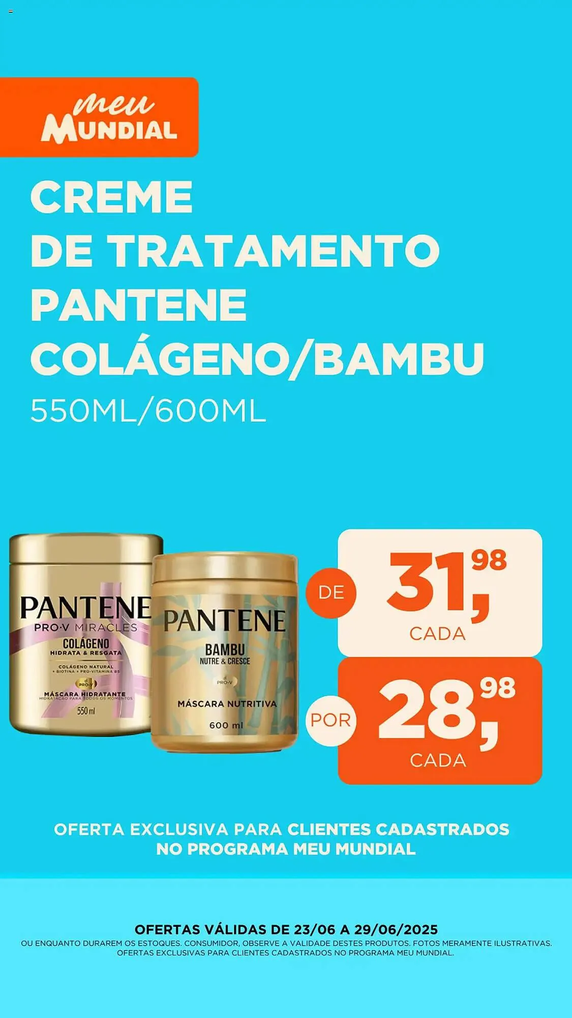 Encarte de Catálogo Supermercados Mundial 23 de junho até 29 de junho 2025 - Pagina 1