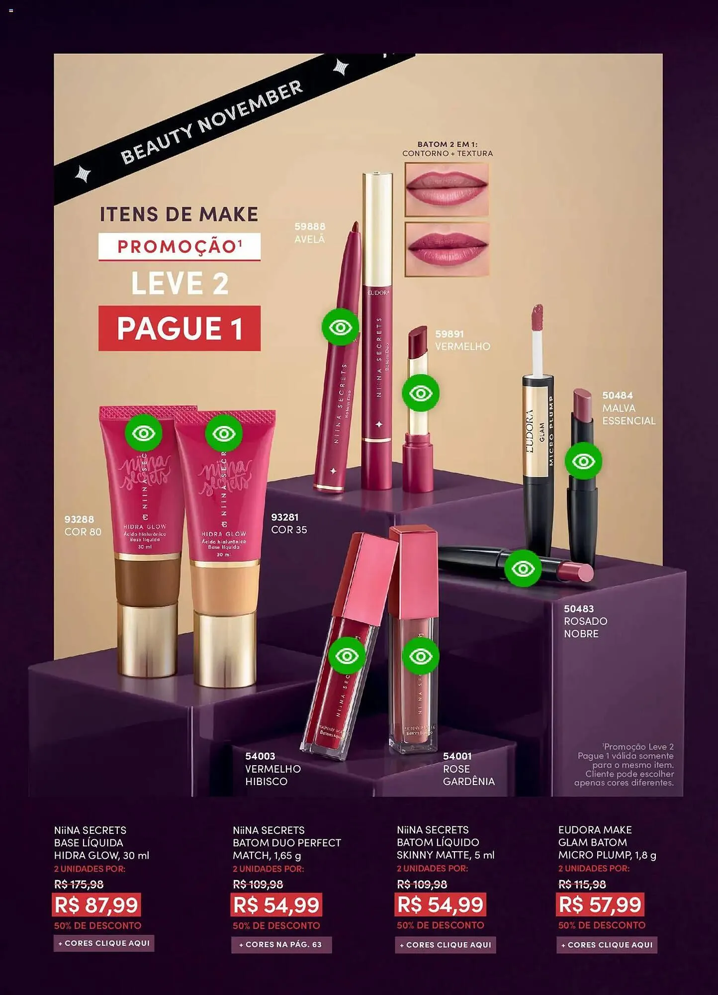 Encarte de Catálogo Eudora 29 de outubro até 27 de novembro 2025 - Pagina 121