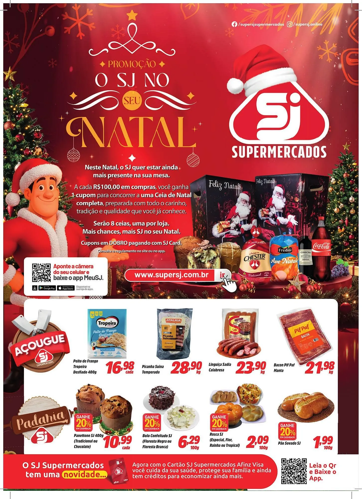 Encarte de Encarte Sj Supermercados 1 de dezembro até 17 de dezembro 2025 - Pagina 1