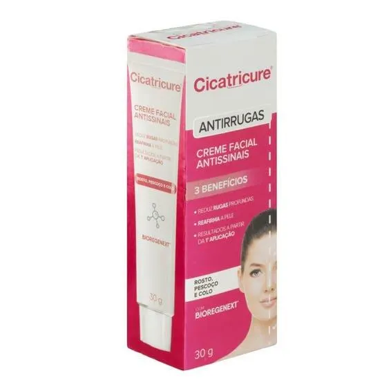 Creme Hidratante Facial Cicatricure Antissinais 30G