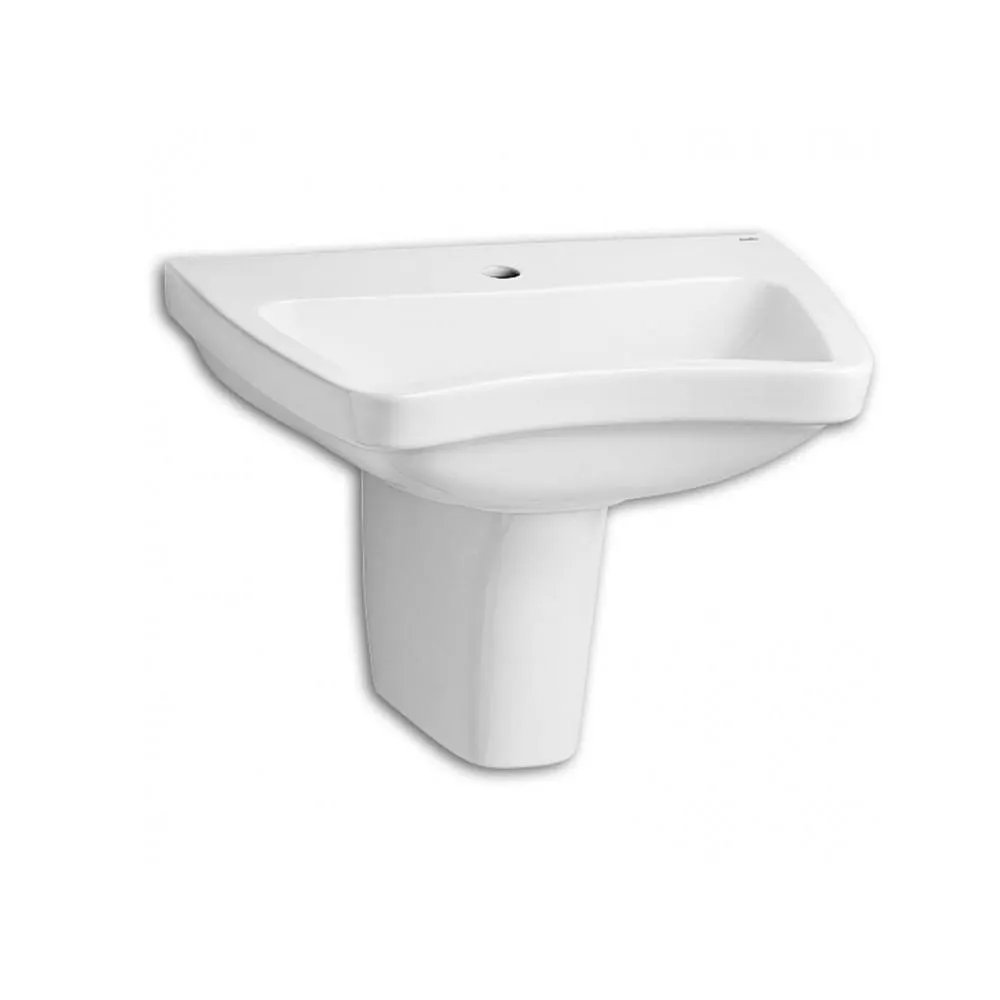 Lavatório p/ Coluna c/ Mesa Acesso Plus Branco Incepa