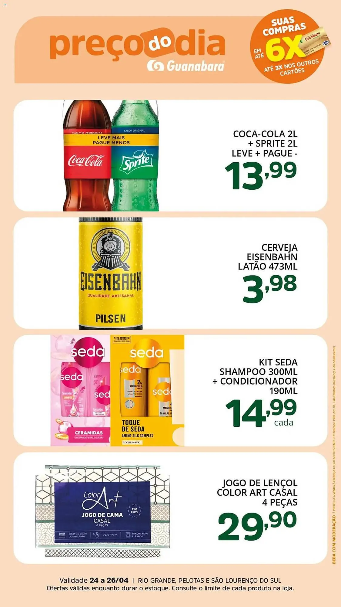 Encarte de Encarte Supermercados Guanabara 24 de abril até 26 de abril 2026 - Pagina 2