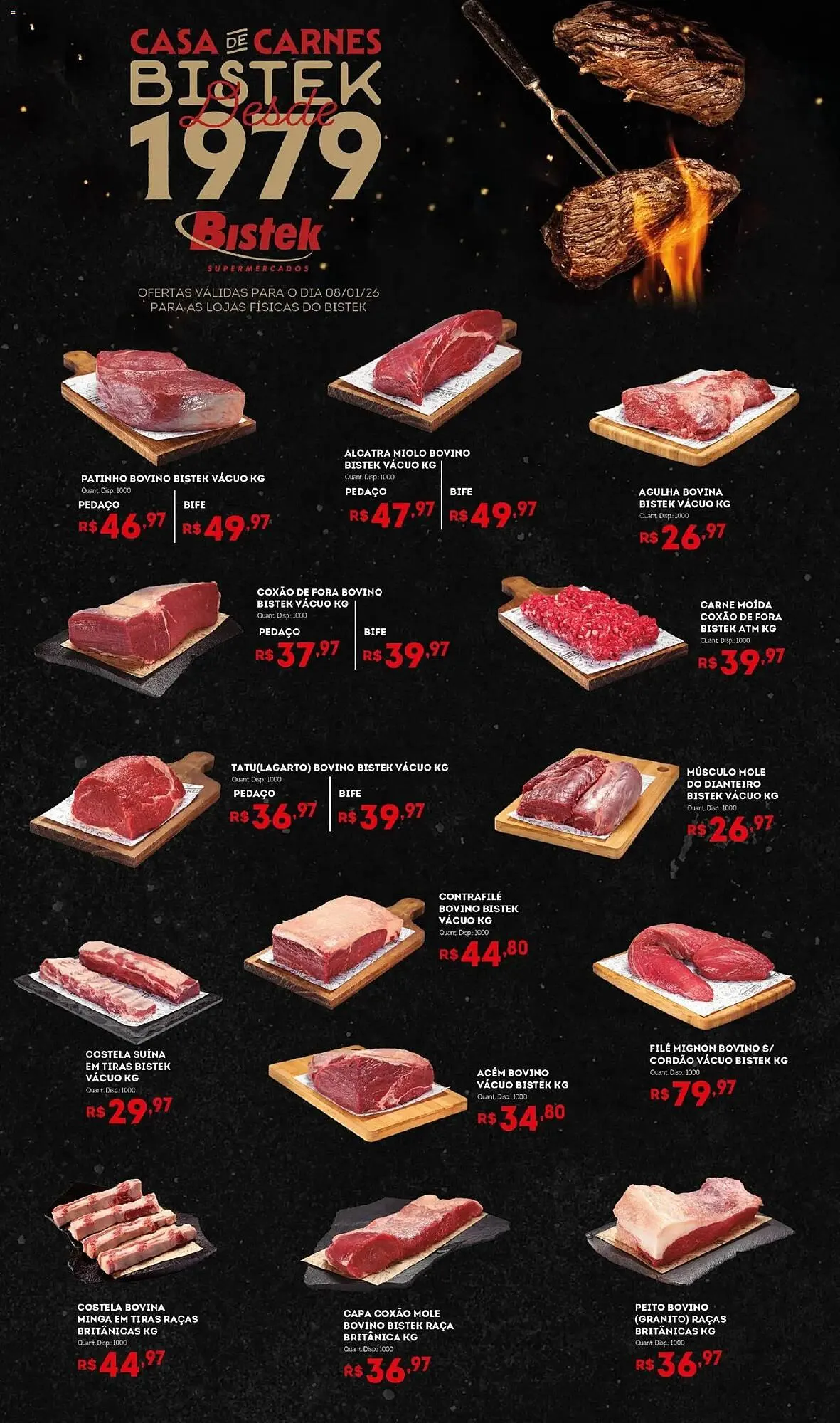 Encarte de Encarte Bistek Supermercados 8 de janeiro até 8 de janeiro 2026 - Pagina 1