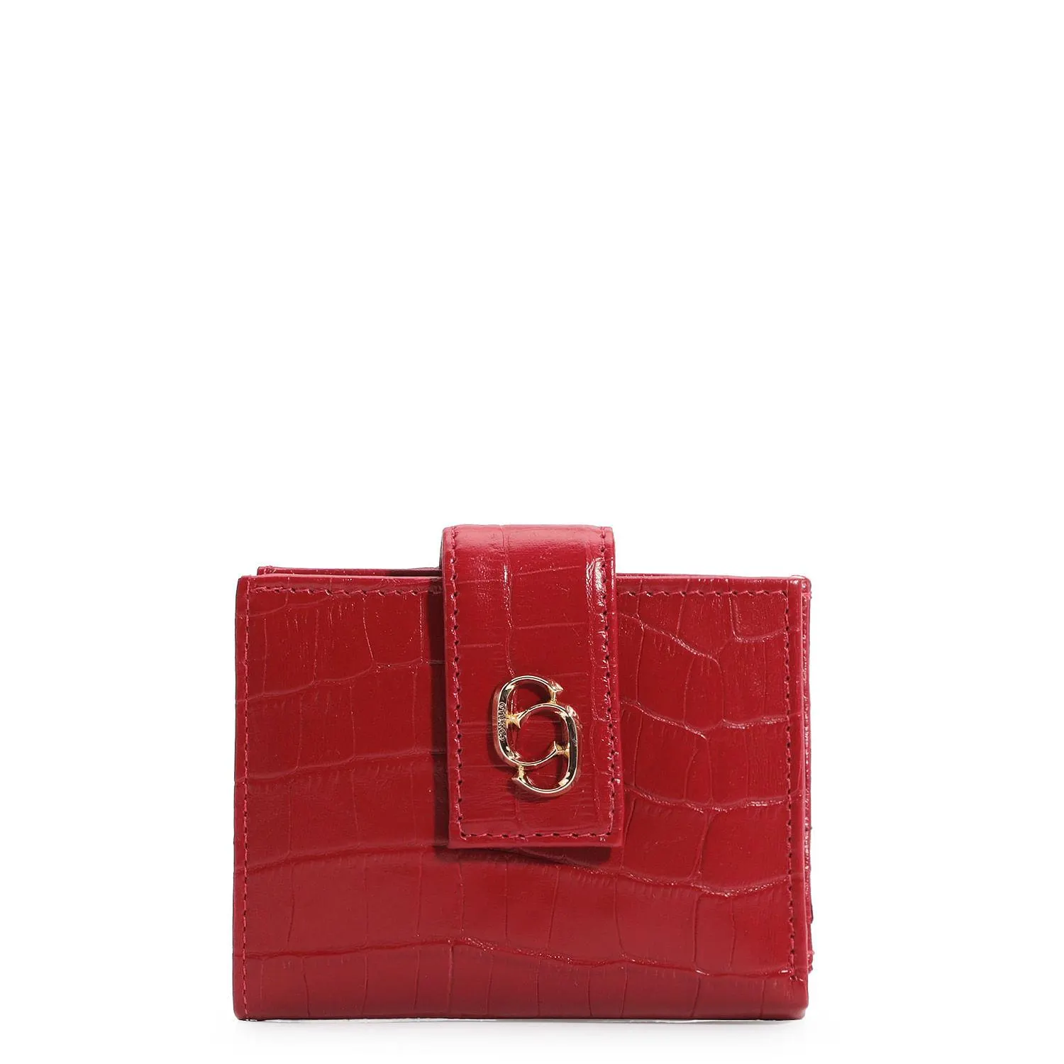 Carteira Croco Vermelho