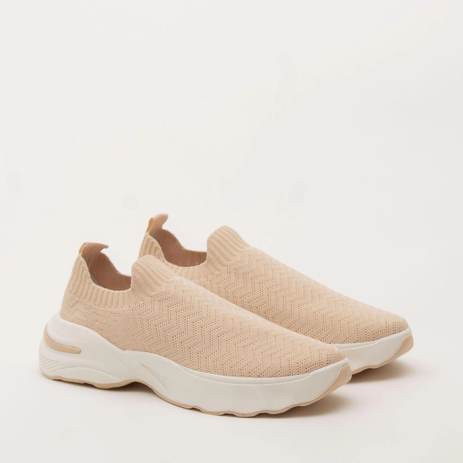 Tênis Knit comfort - MILK