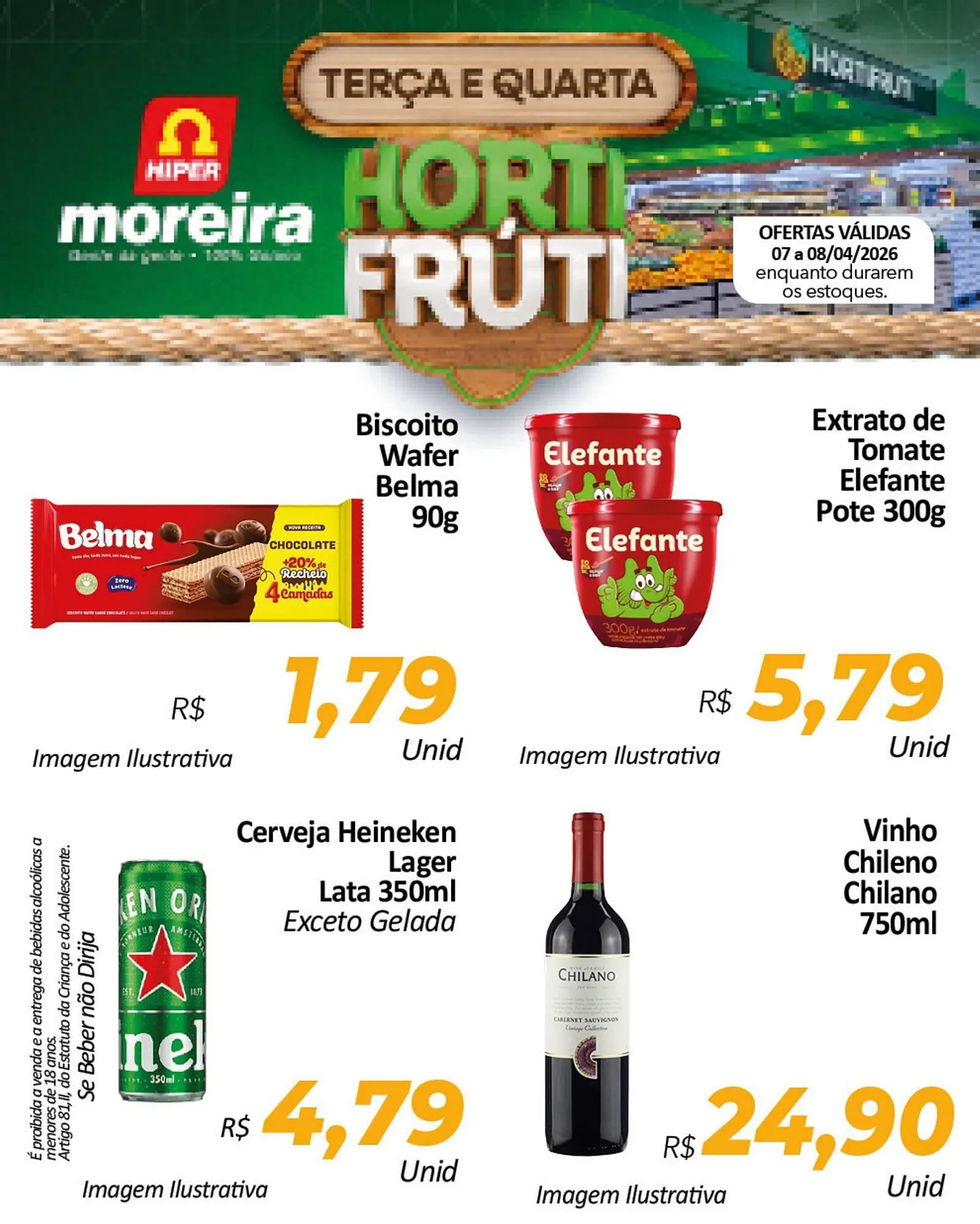 Encarte de Catálogo Hiper Moreira 7 de abril até 8 de abril 2026 - Pagina 4