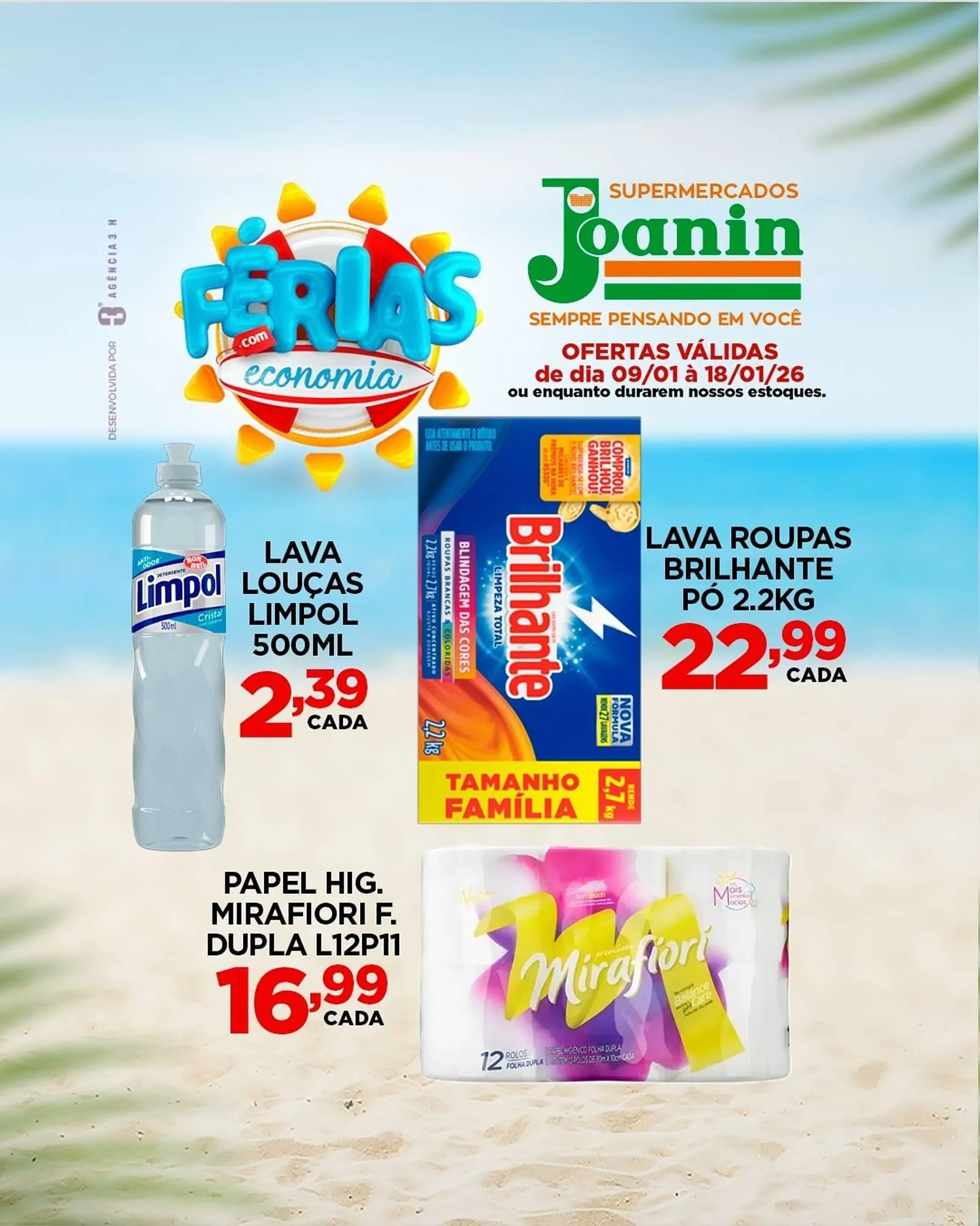 Encarte de Catálogo Supermercados Joanin 9 de janeiro até 18 de janeiro 2026 - Pagina 3