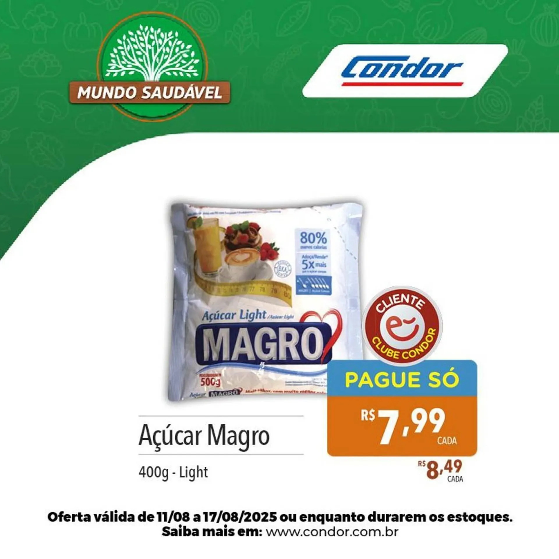 Encarte de Catálogo Supermercados Condor 12 de agosto até 17 de agosto 2025 - Pagina 7