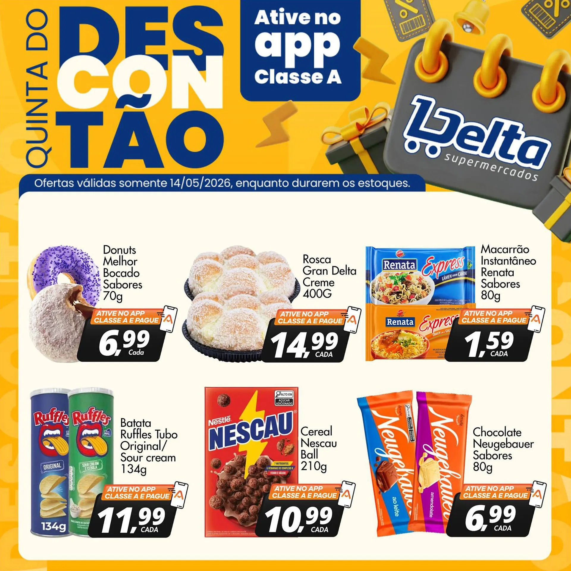 Encarte de Catálogo Delta Supermercados 14 de maio até 14 de maio 2026 - Pagina 1
