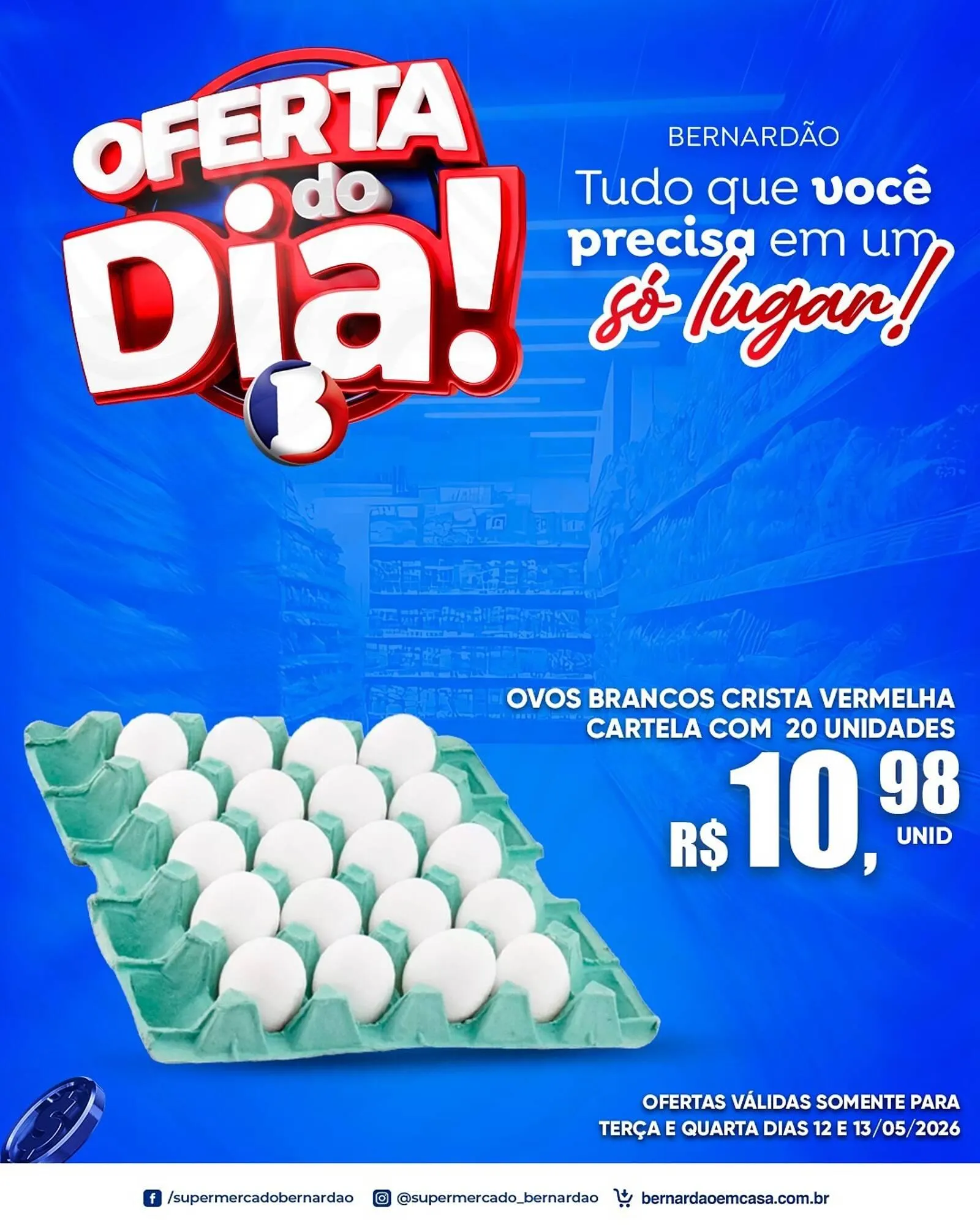 Encarte de Catálogo Supermercado Bernardão 12 de maio até 13 de maio 2026 - Pagina 2