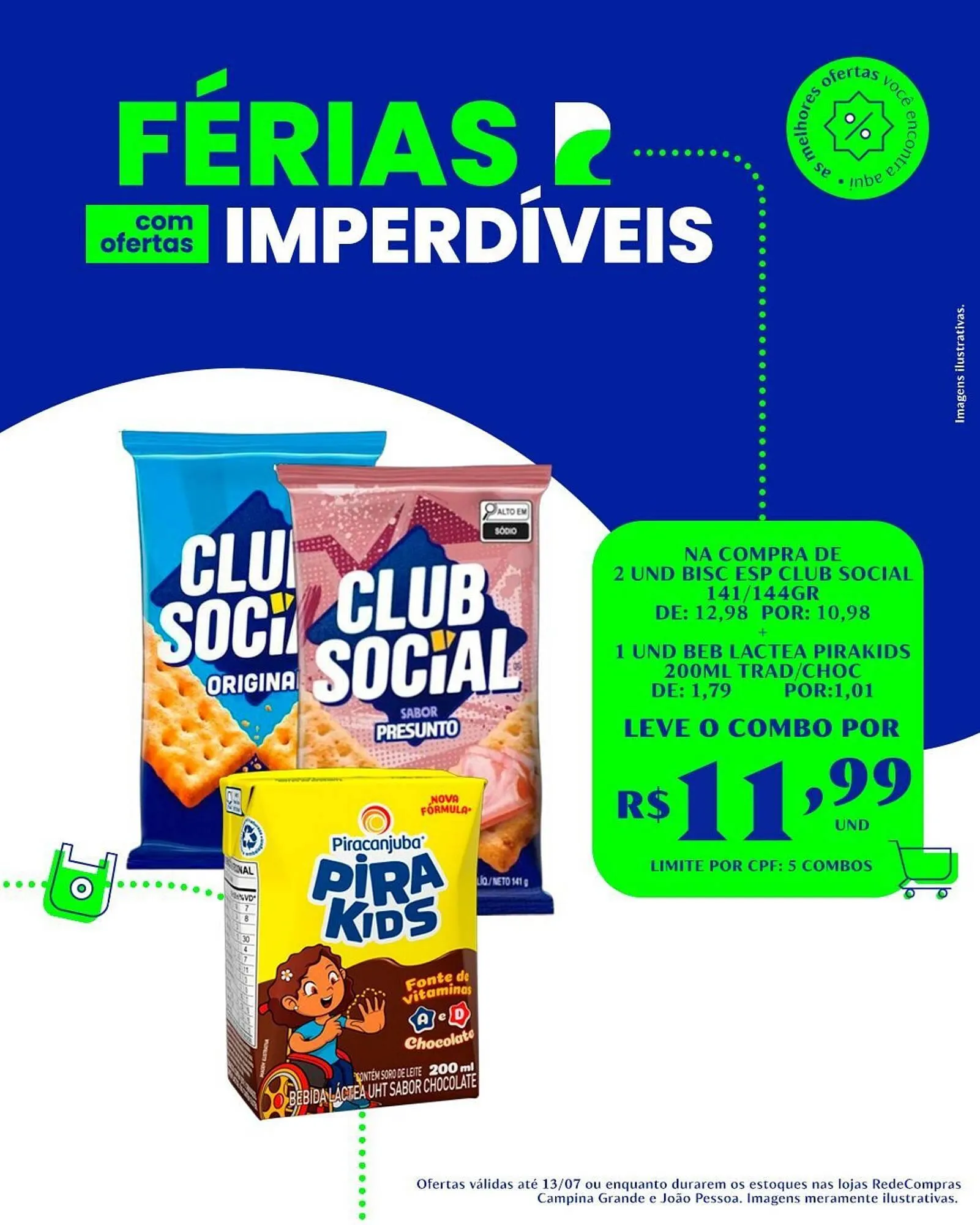 Encarte de Catálogo Rede Compras 9 de julho até 13 de julho 2025 - Pagina 1