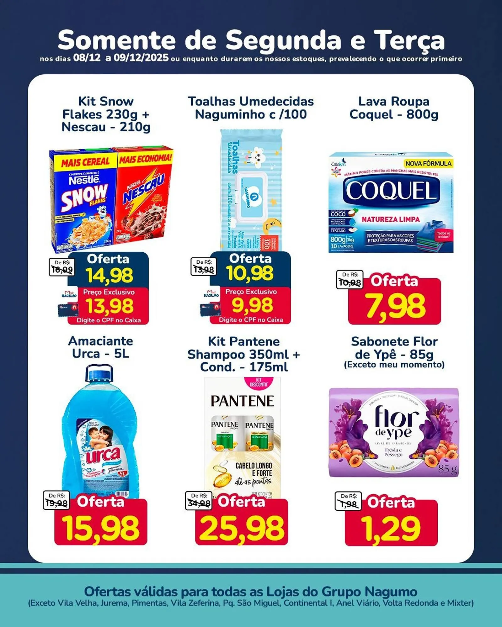 Encarte de Folheto Nagumo 8 de dezembro até 9 de dezembro 2025 - Pagina 2